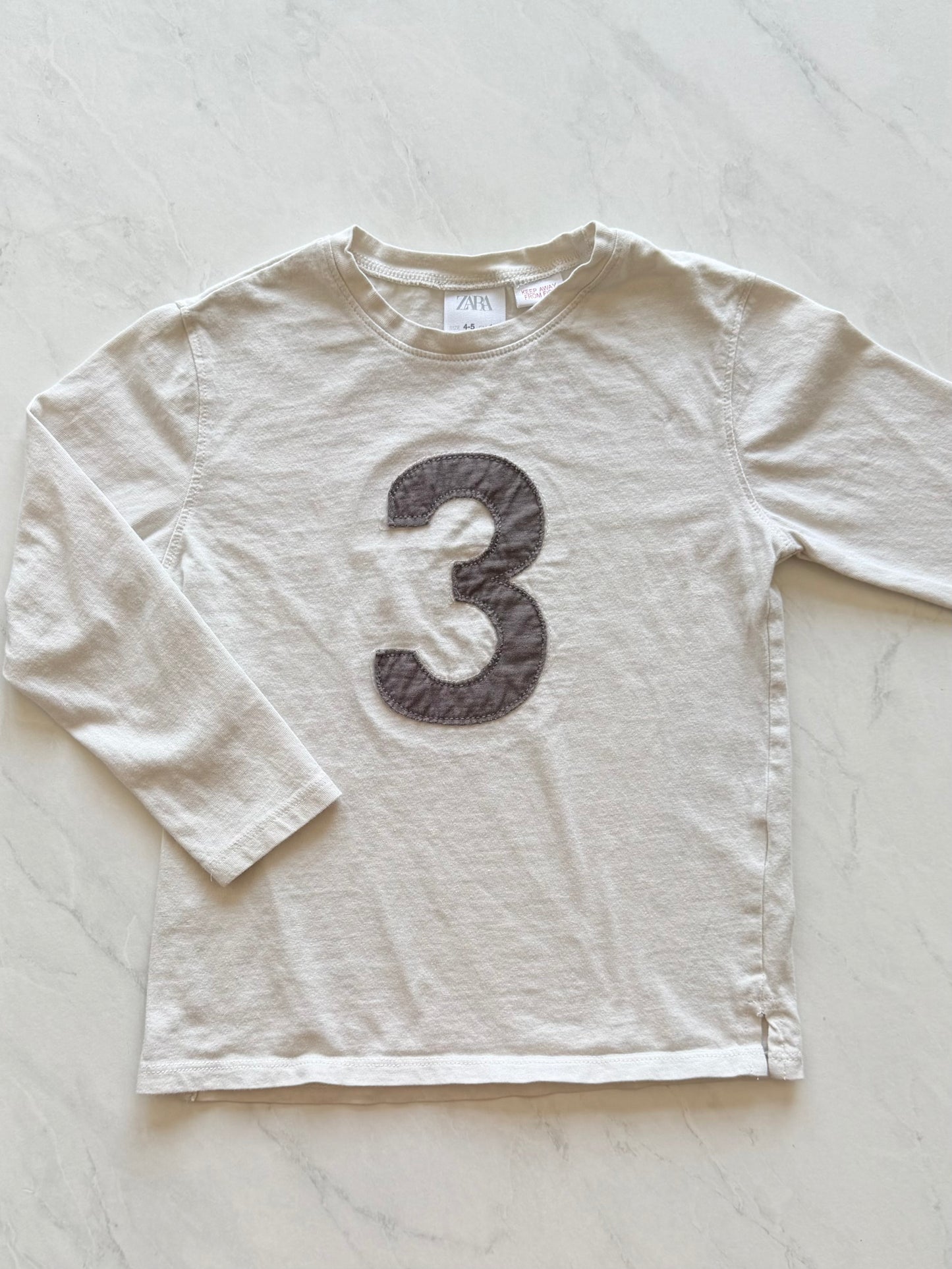 Chandail manches longues - Zara - 4-5 ans
