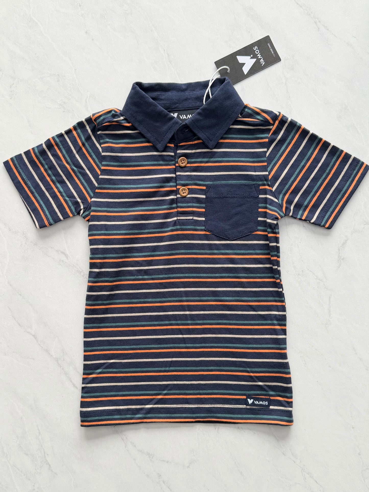 NEUF T-shirt polo - Vamos - 2 ans