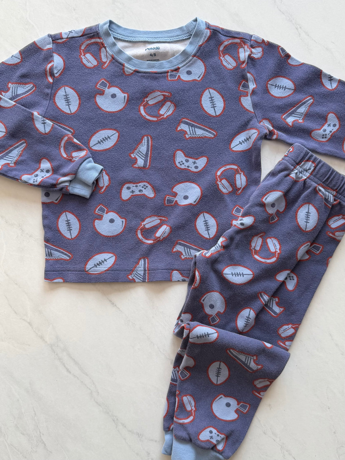 Pyjama 2 pièces - Pekkle - 4-5 ans (légèrement mousseux)