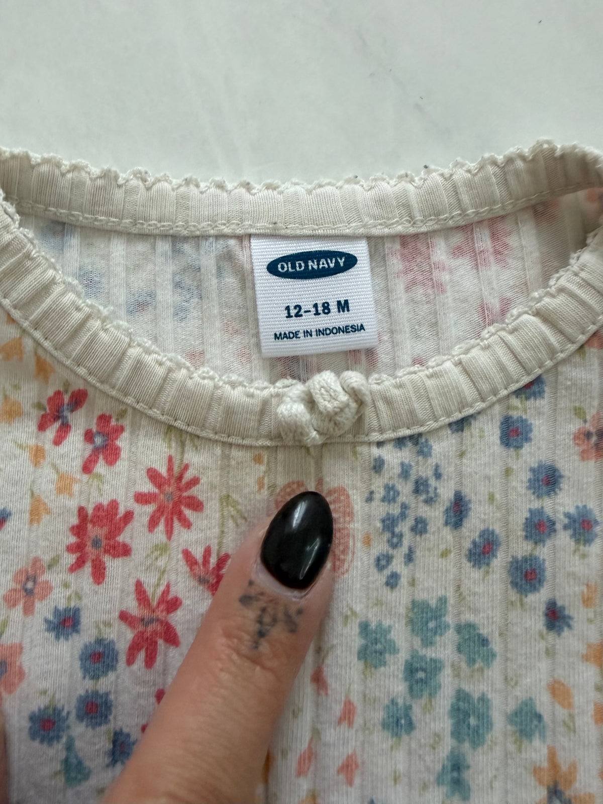 *Imparfait* T-shirt côtelé - Old navy - 12-18 mois
