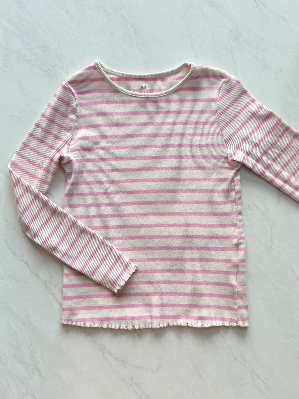 Chandail côtelé - H&M - 6-8 ans