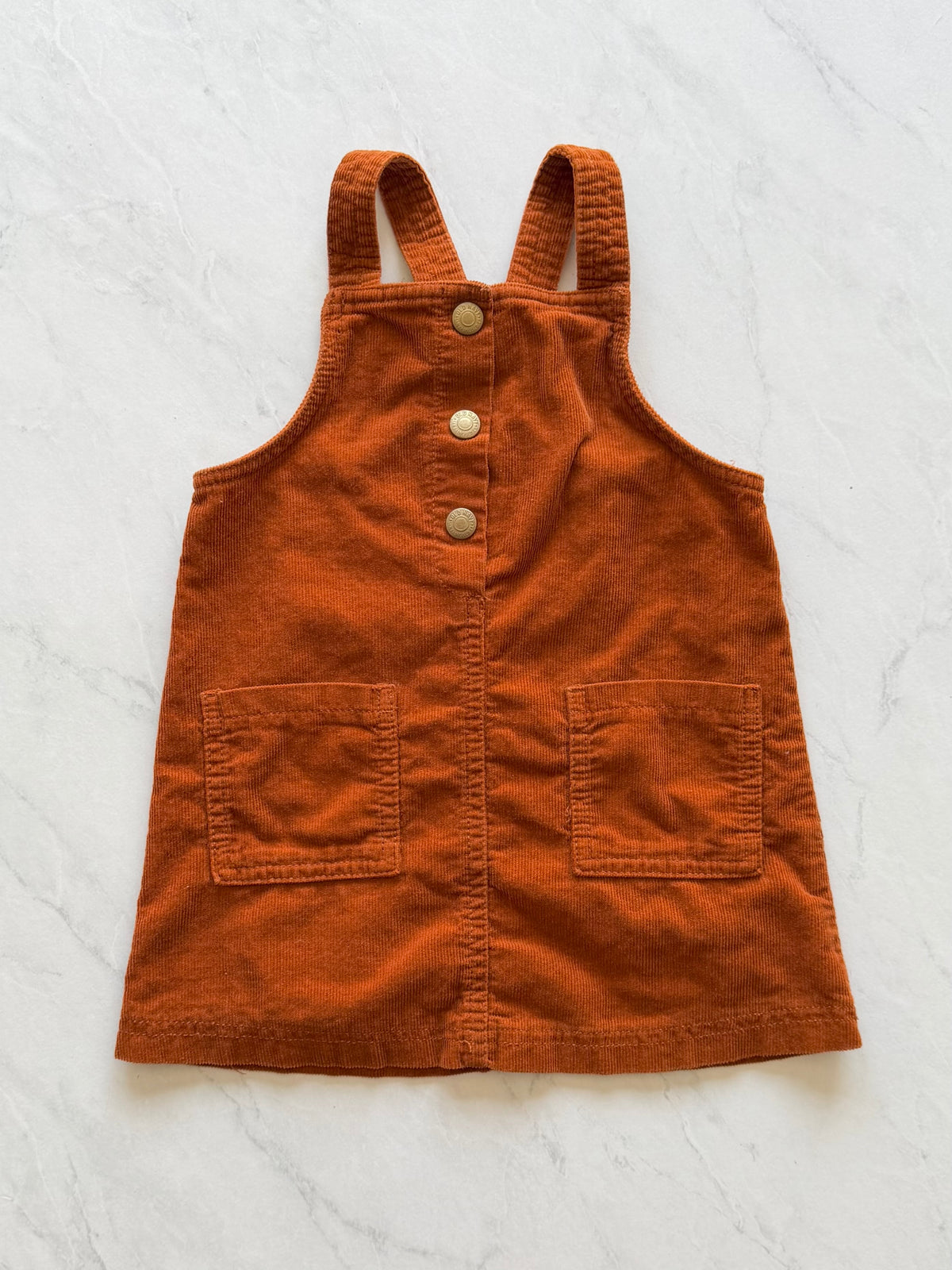 Robe salopette en corduroy - Old navy - 2T