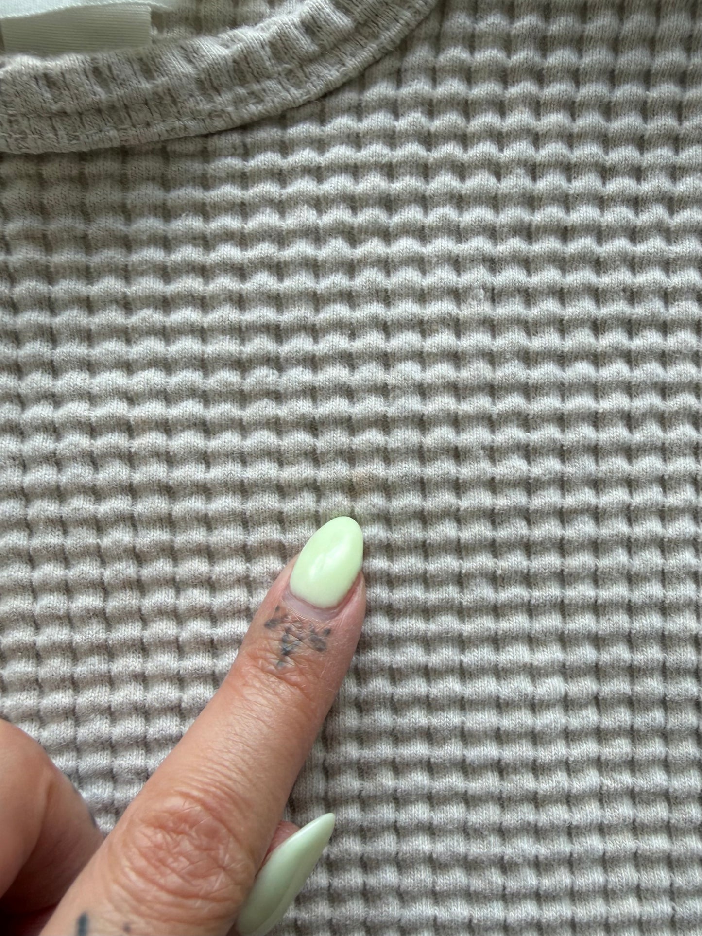 *Imparfait* Ensemble 2 pièces gaufré - H&M - 12-18 mois