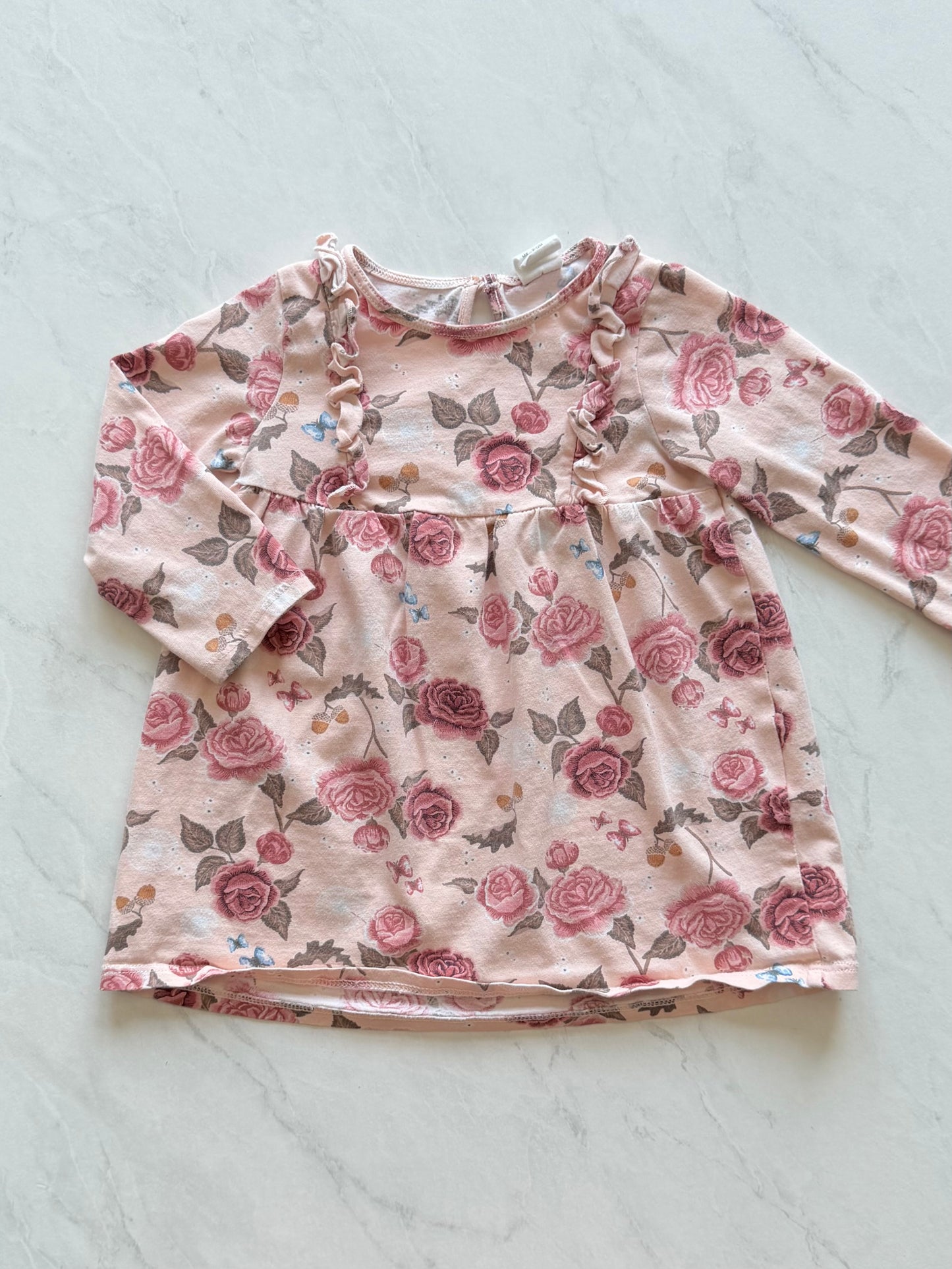 Robe manches longues - H&M - 9-12 mois