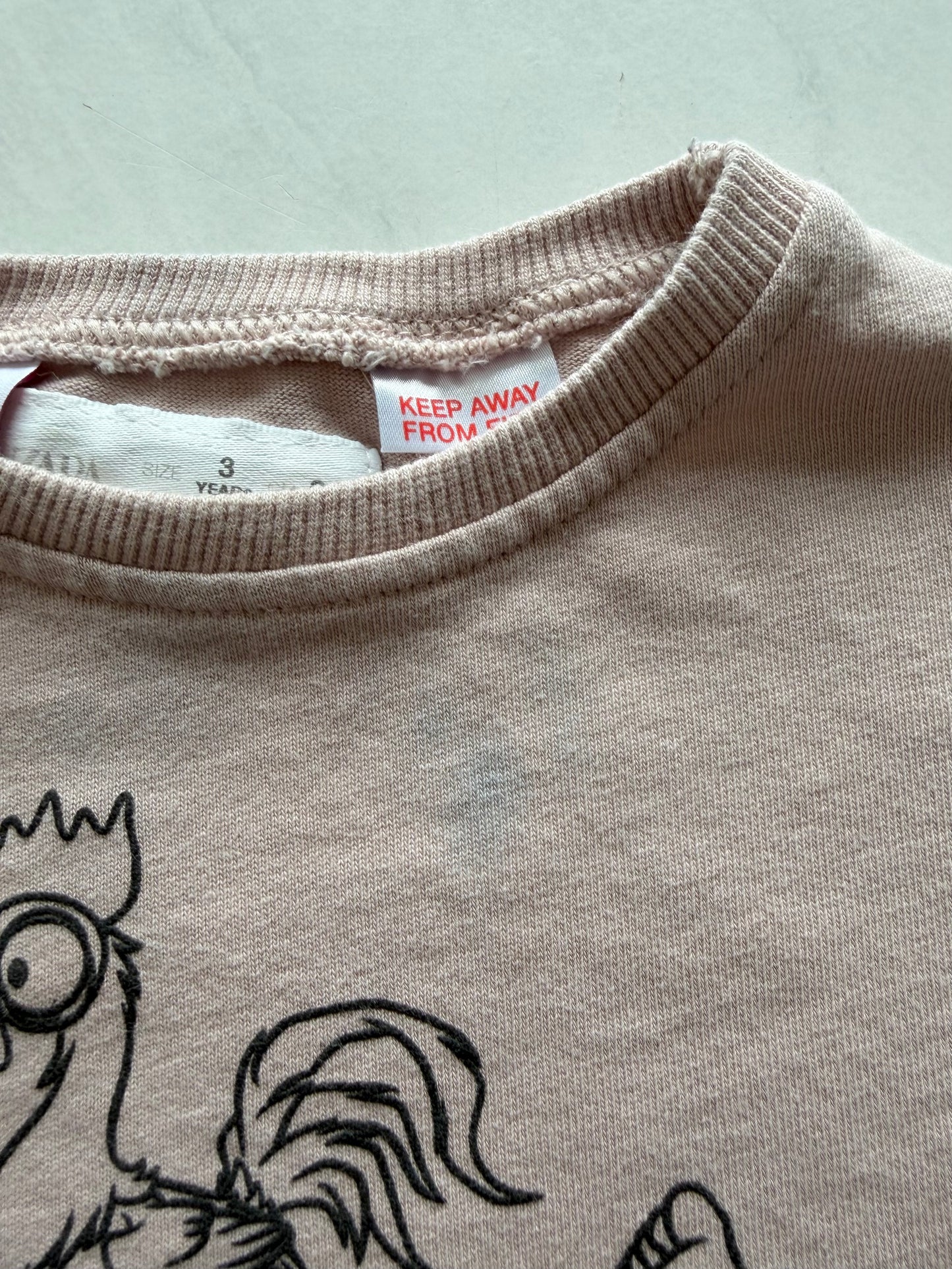 *Imparfait* Chandail manches longues - Zara X Disney - 3 ans