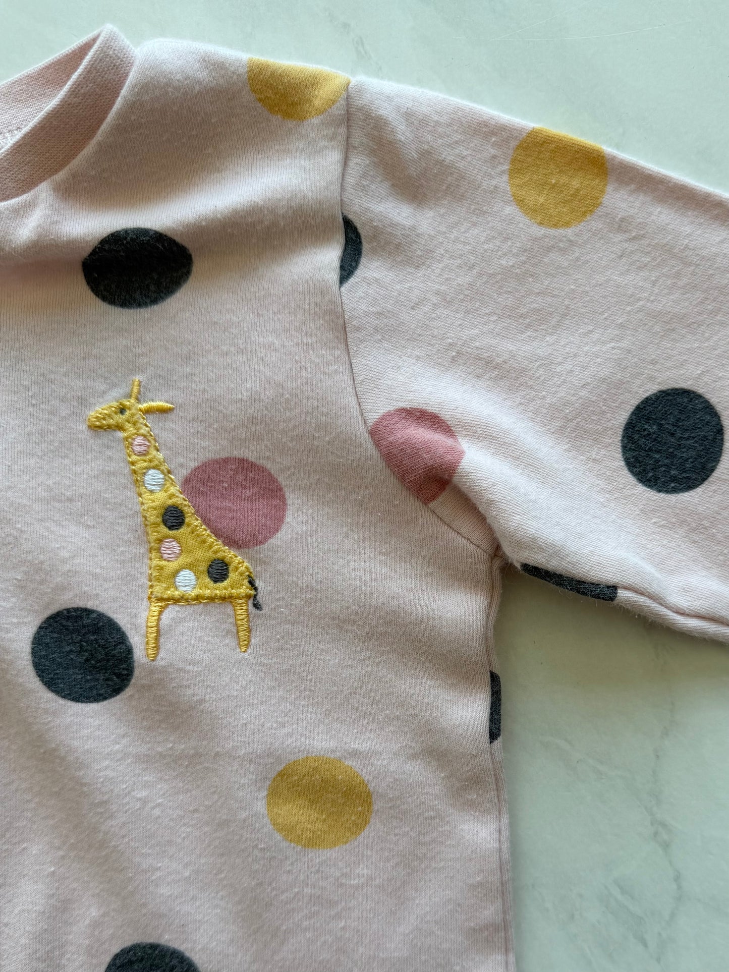 Pyjama à pattes - Pekkle - 6 mois (légèrement mousseux)