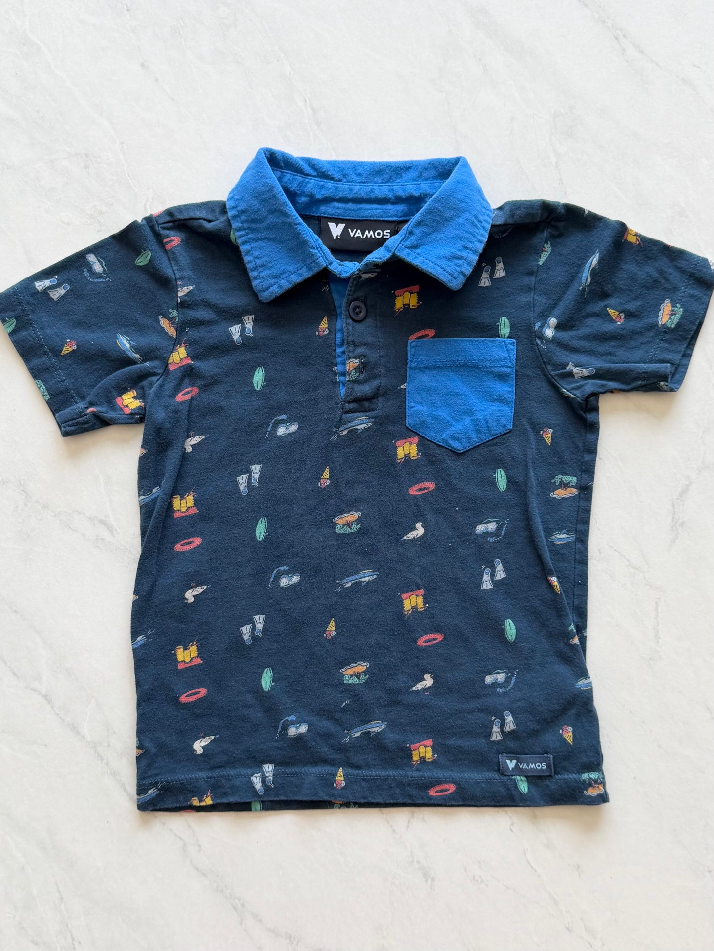 *Imparfait* T-shirt polo - Vamos - 3 ans
