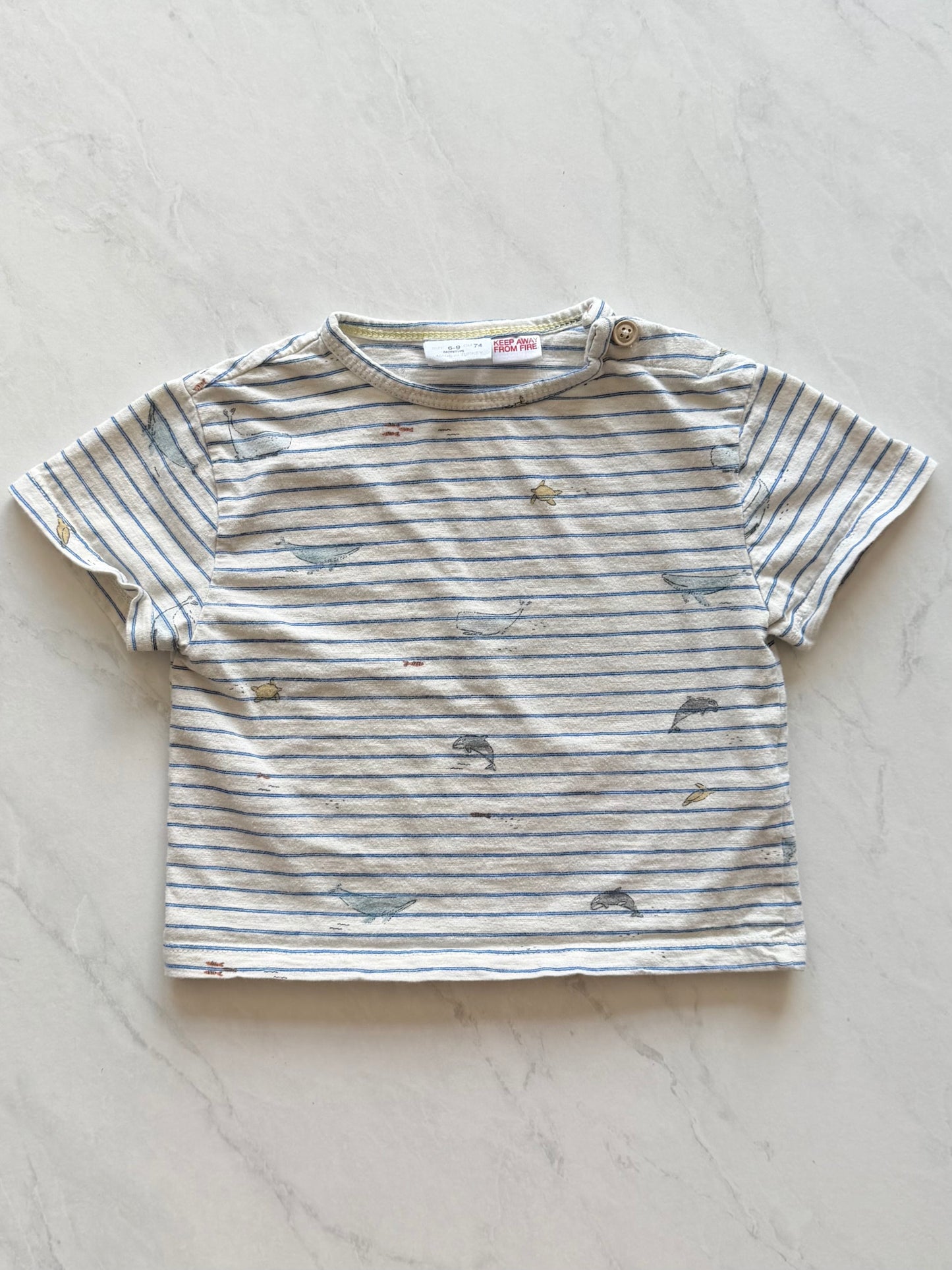 T-shirt - Zara - 6-9 mois
