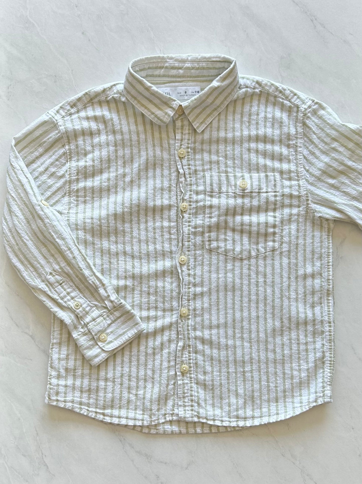 Chemise manches longues - Zara - 6 ans