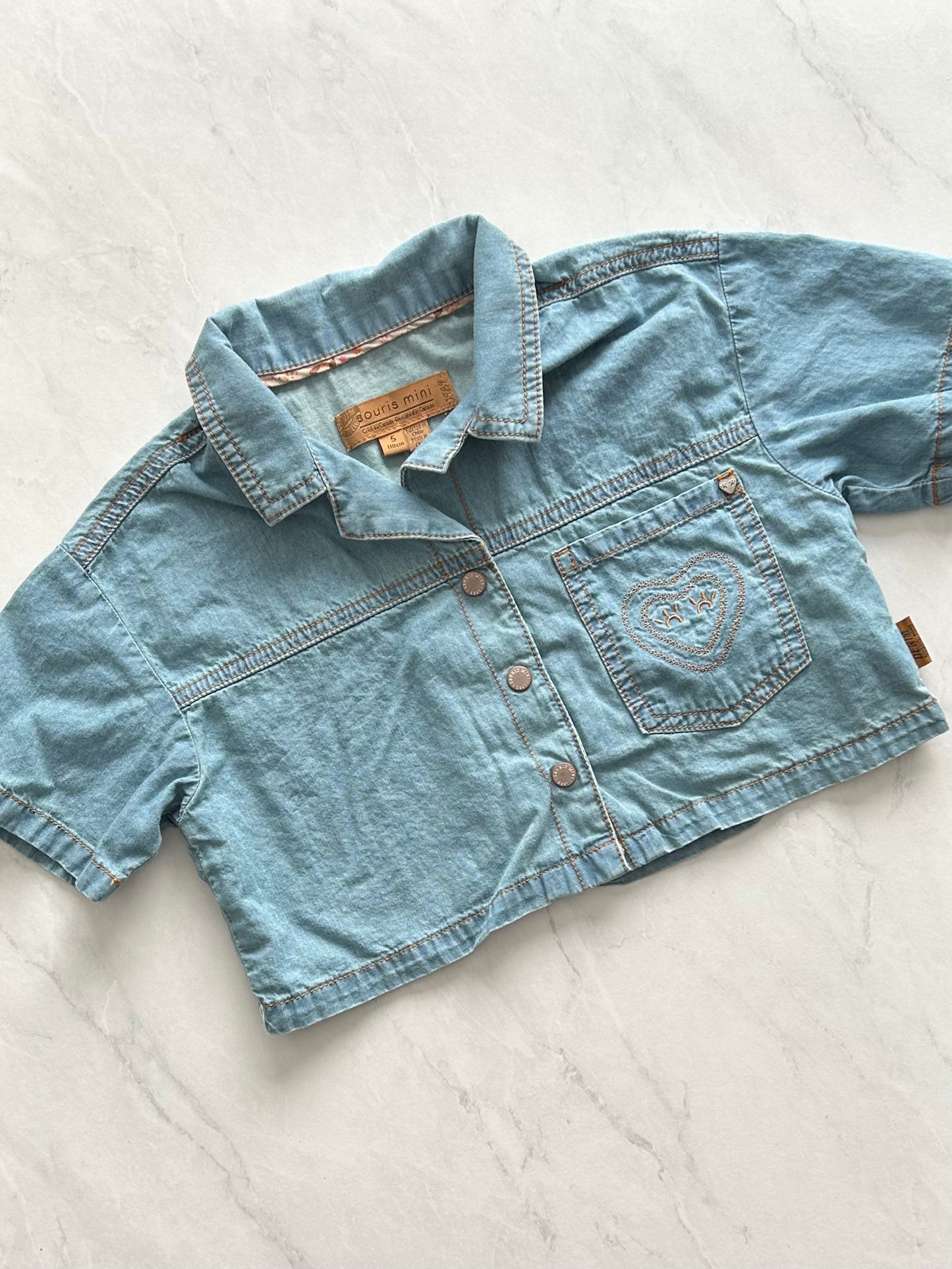 Blouse crop - Souris Mini - 5 ans