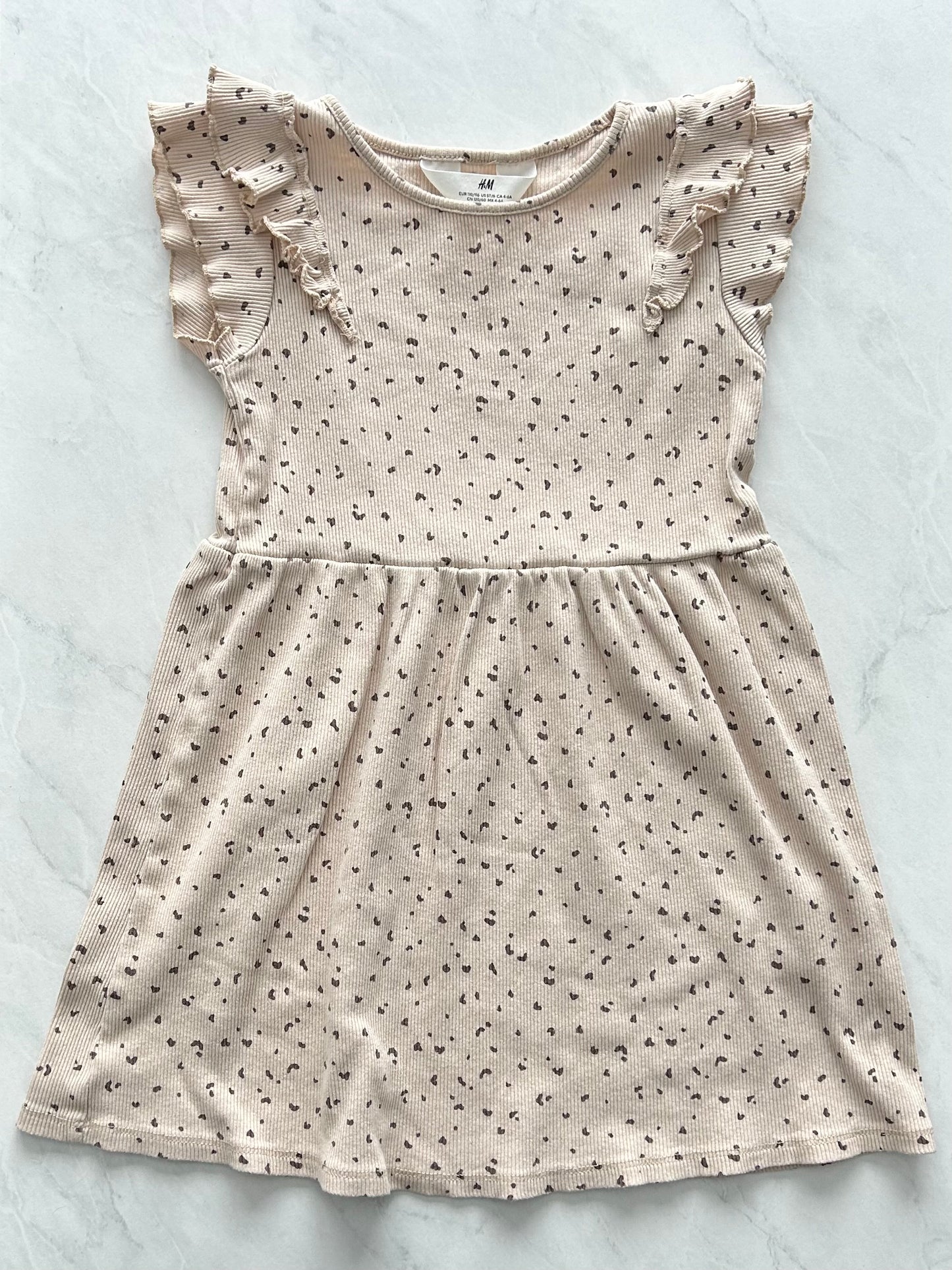 Robe côtelé - H&M - 4-6 ans