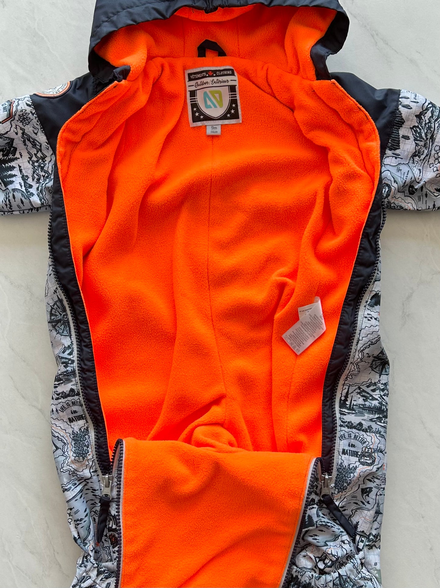 Manteau une pièce mi saison - Nano - 9 mois