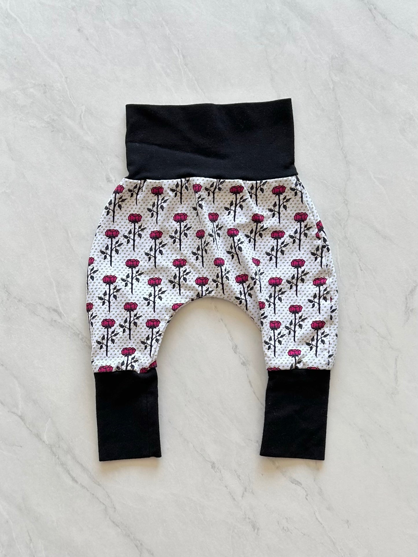 Pantalon évolutif - 3 p’tits pois - 0-6 mois