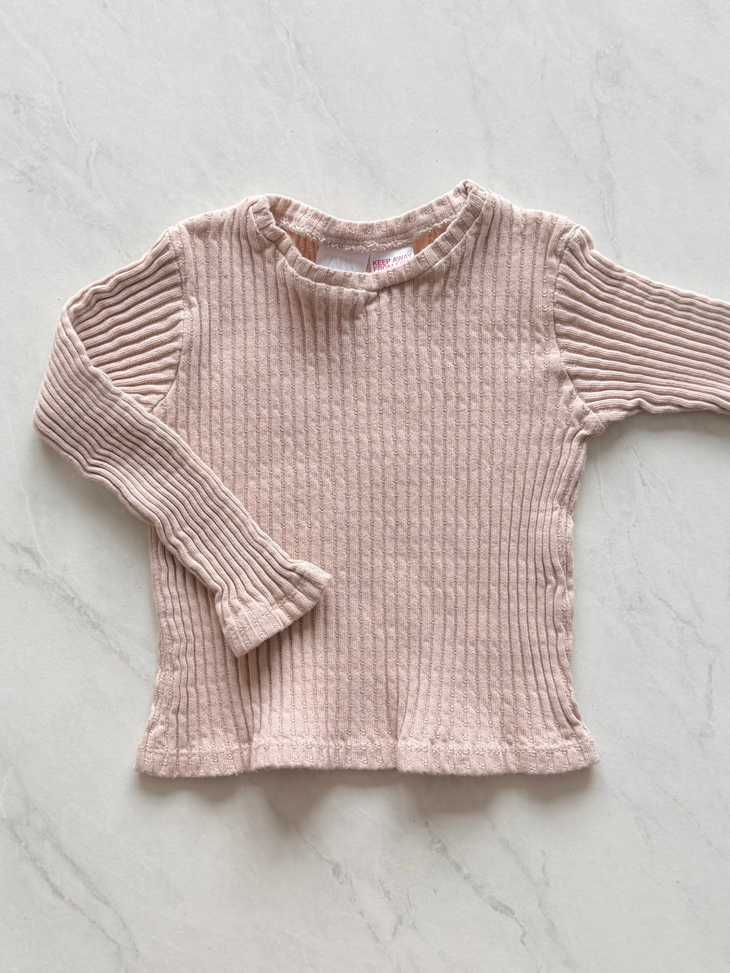 Haut manches longues - Zara - 2-3 ans