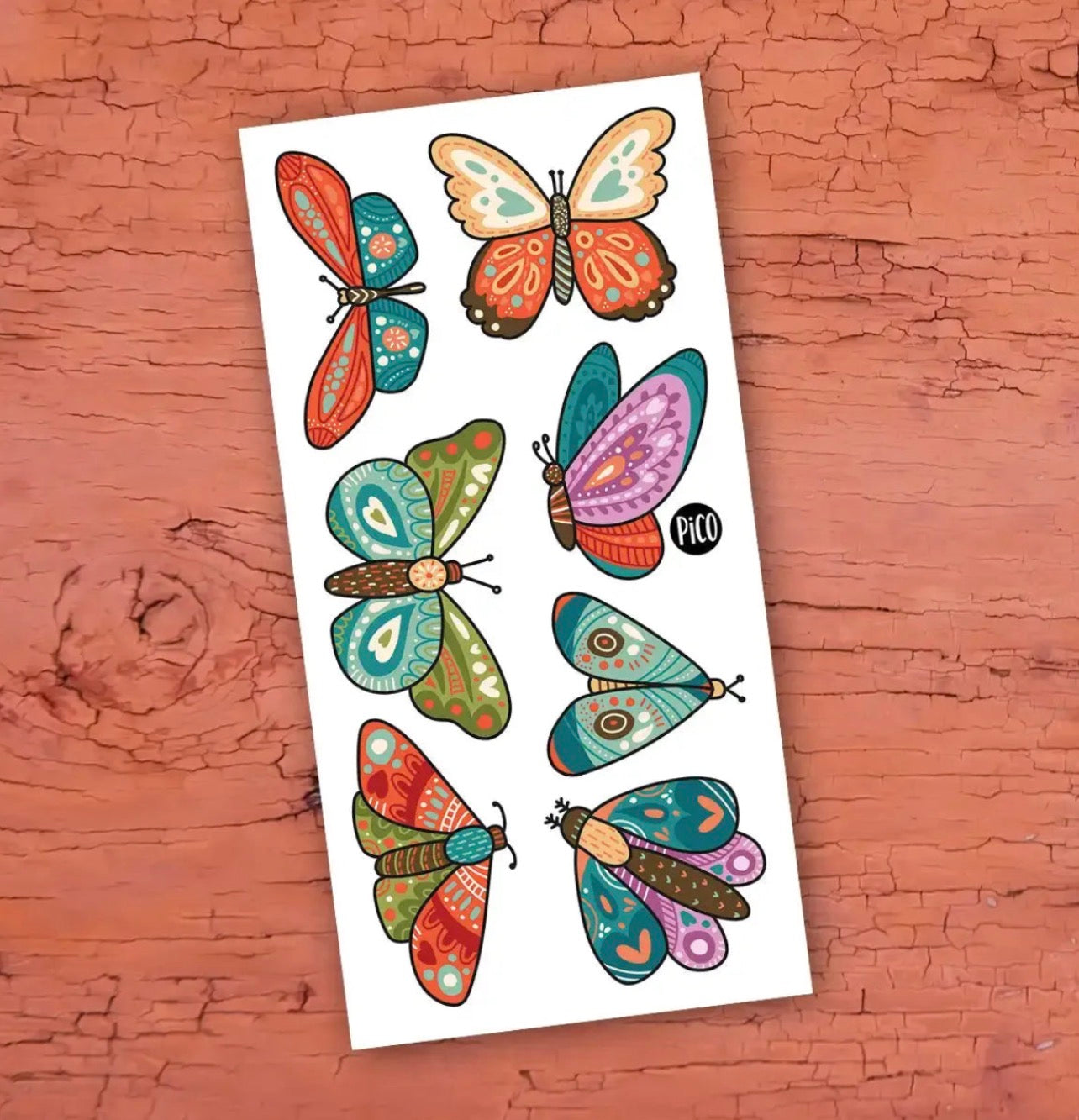 Pico tatoo - Les papillons colorés