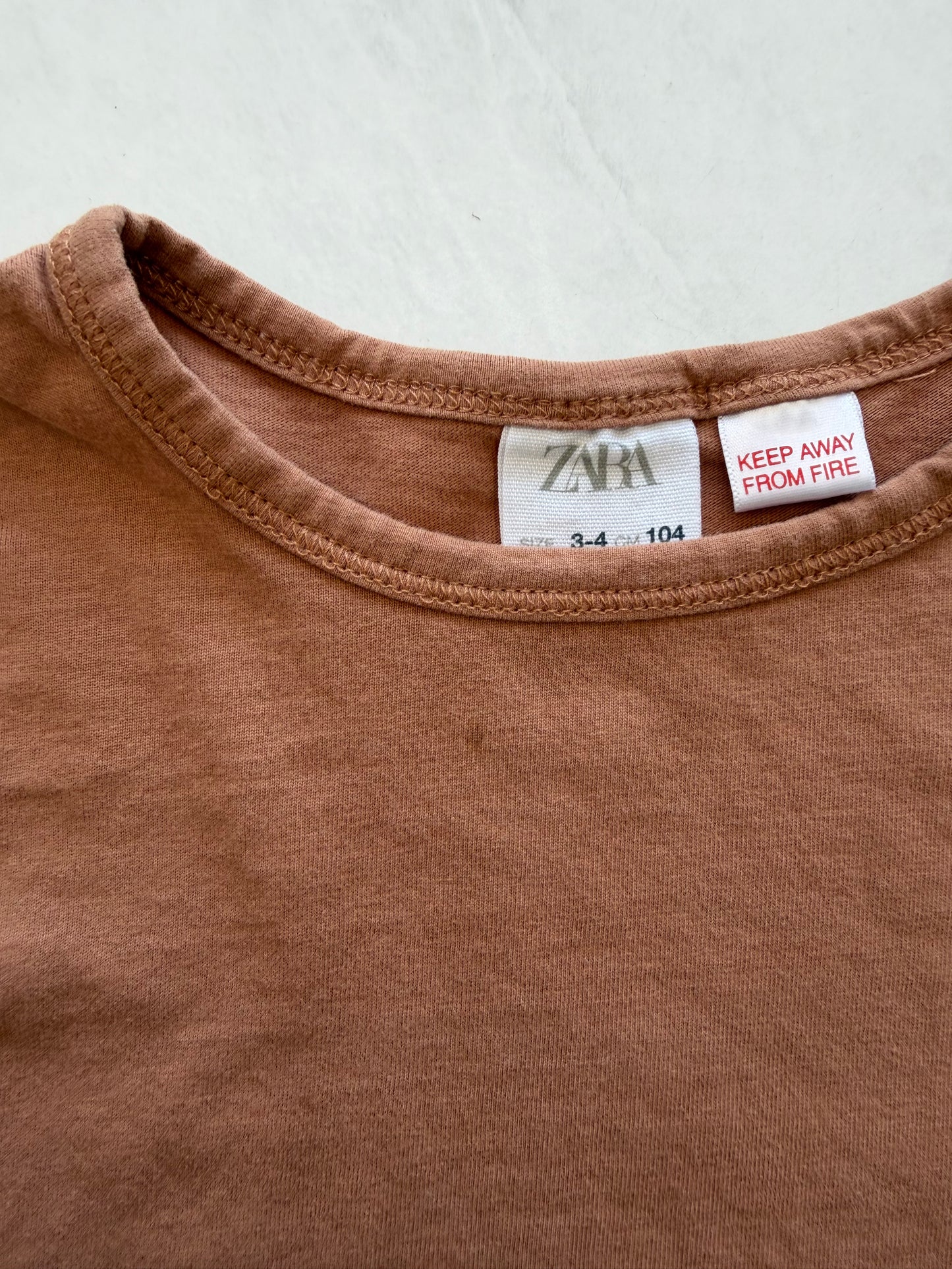 *Imparfait* Chandail manches longues - Zara - 3-4 ans