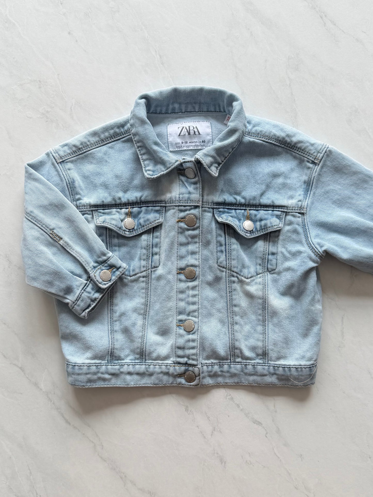 Manteau de jeans - Zara - 9-12 mois