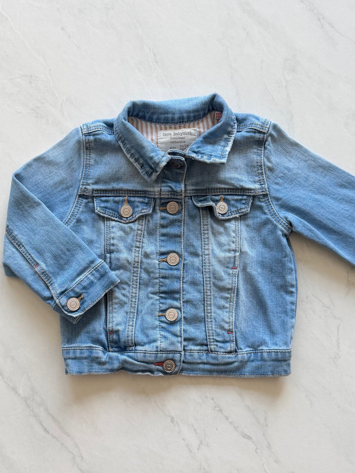 Veste en jeans - Zara - 12-18 mois