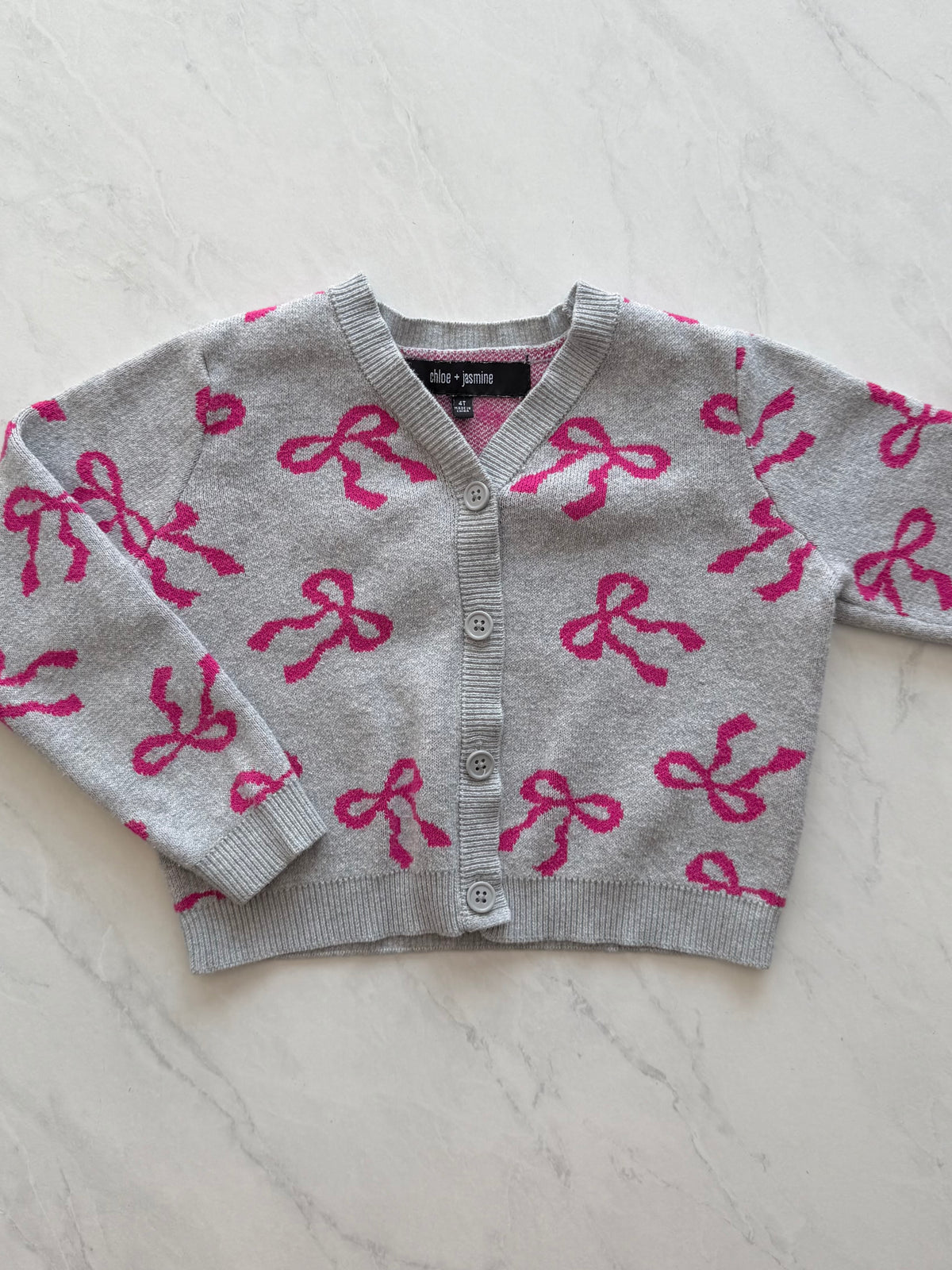 Veste en mailles - Chloé + Jasmine - 4T