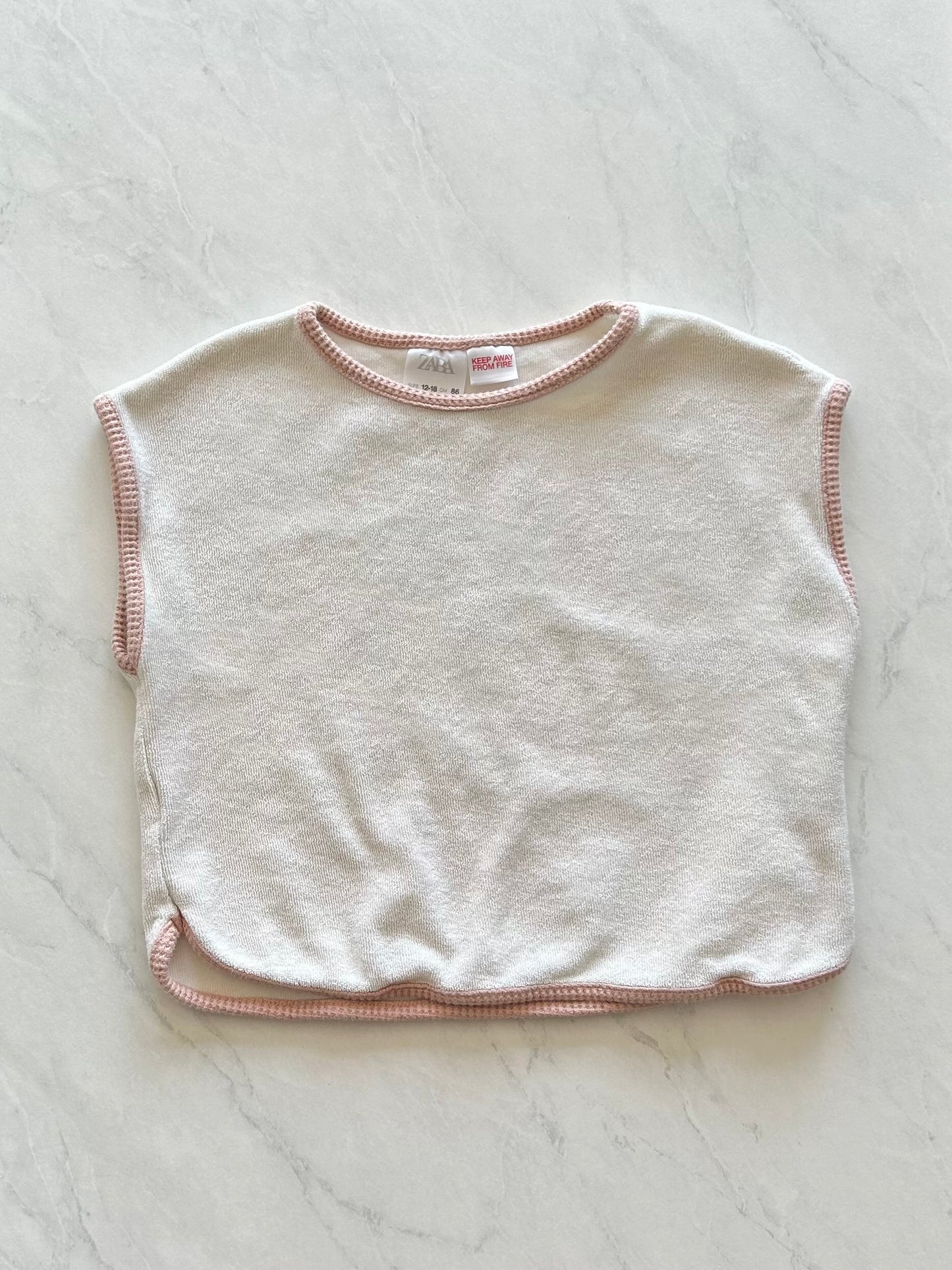 Débardeur en ratine - Zara - 12-18 mois