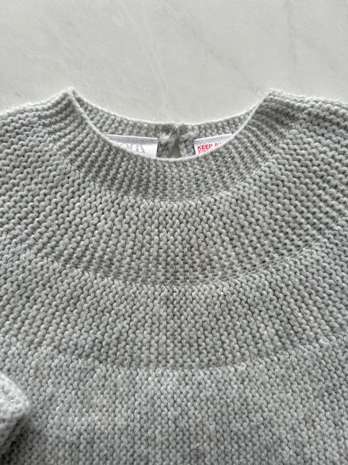 *Imparfait* Pull en mailles - Zara - 9-12 mois