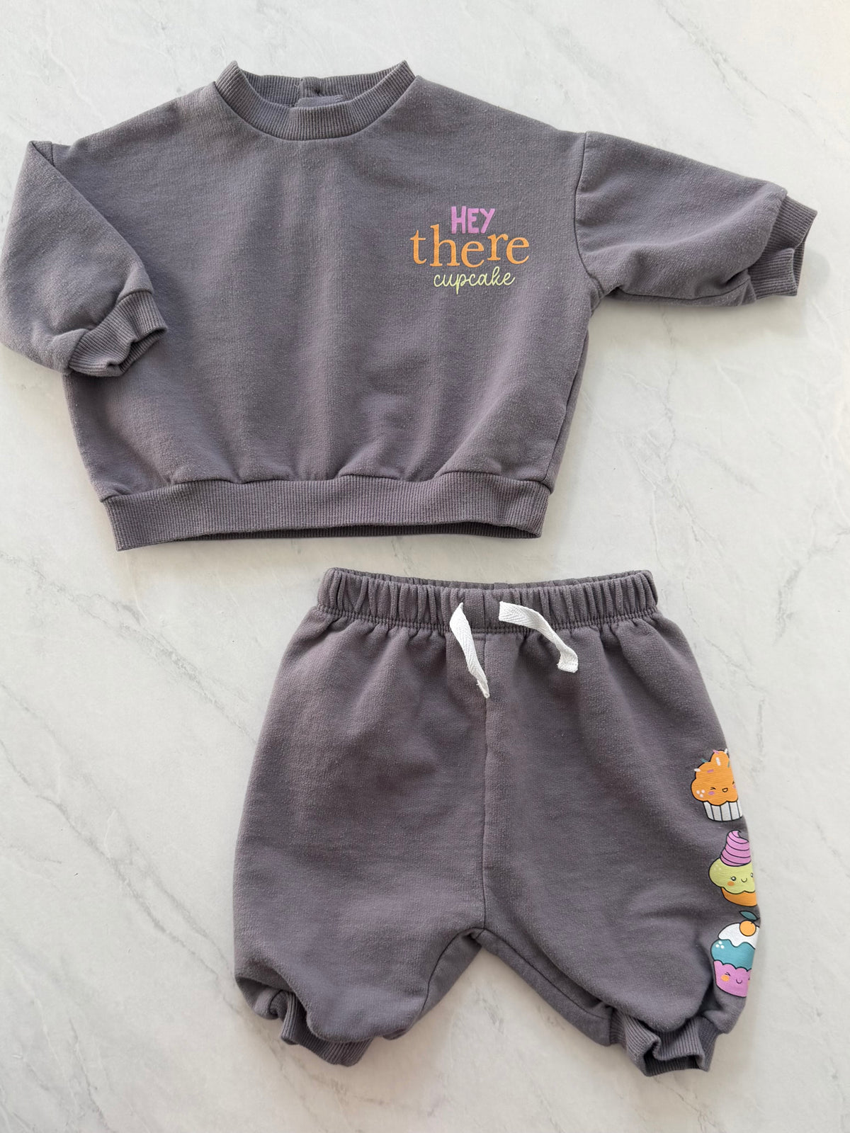 Ensemble 2 pièces en coton ouaté - PL Baby - 3 mois