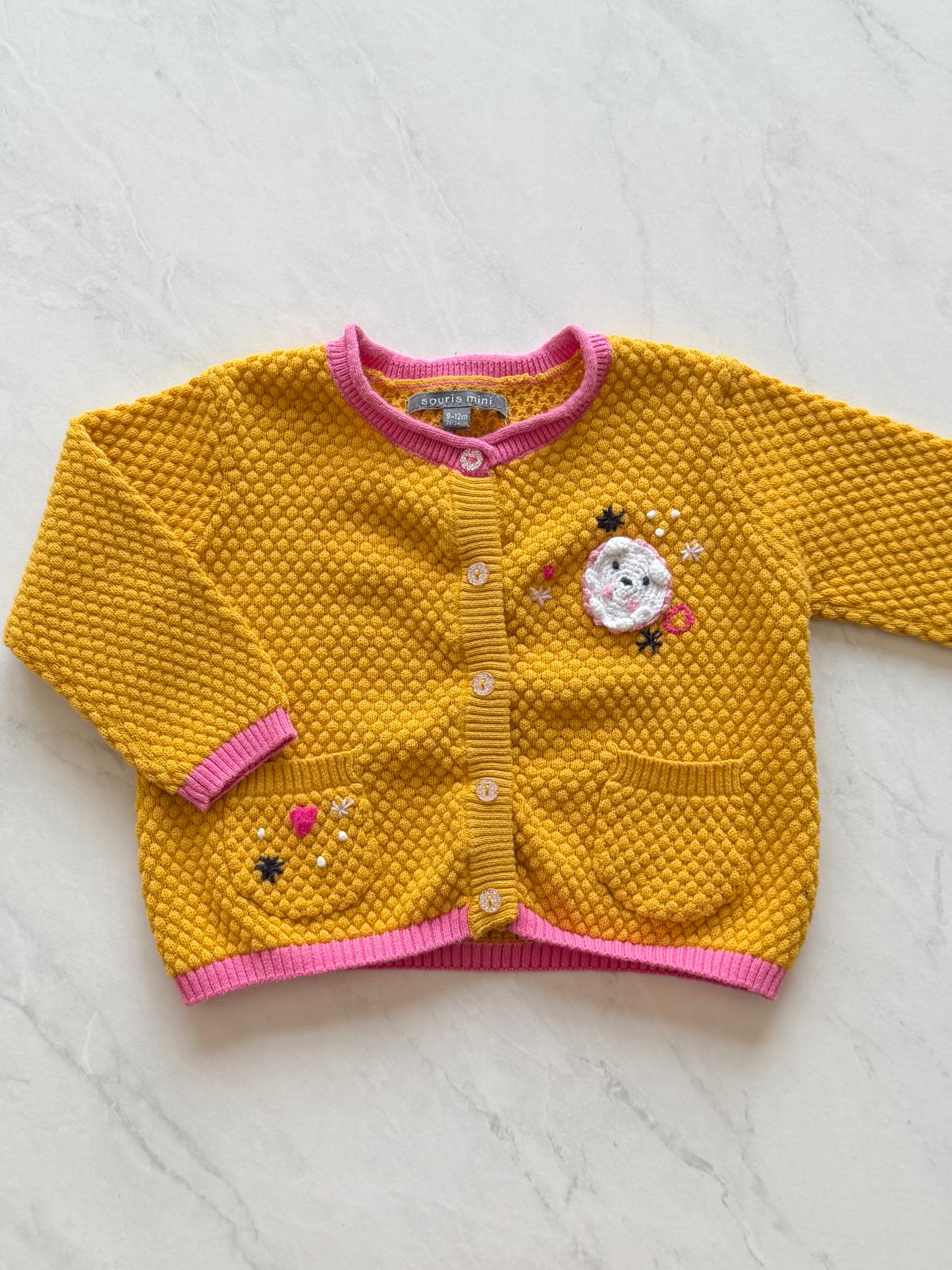 Veste en mailles - Souris Mini - 9-12 mois