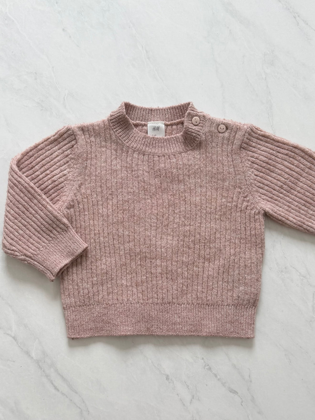 Chandail en mailles - H&M - 4-6 mois