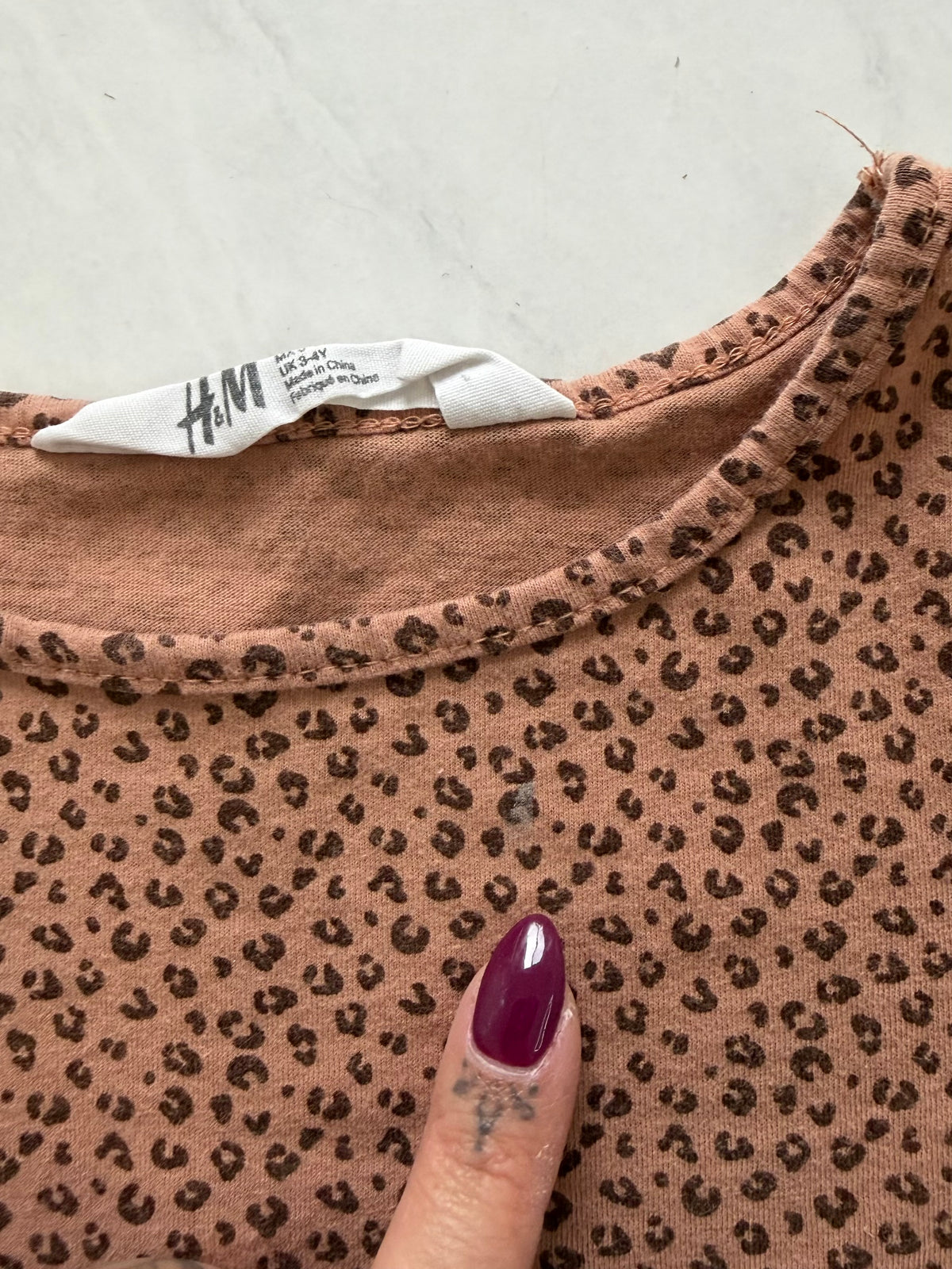 *Imparfait* Chandail à manches longues - H&M - 3-4 ans