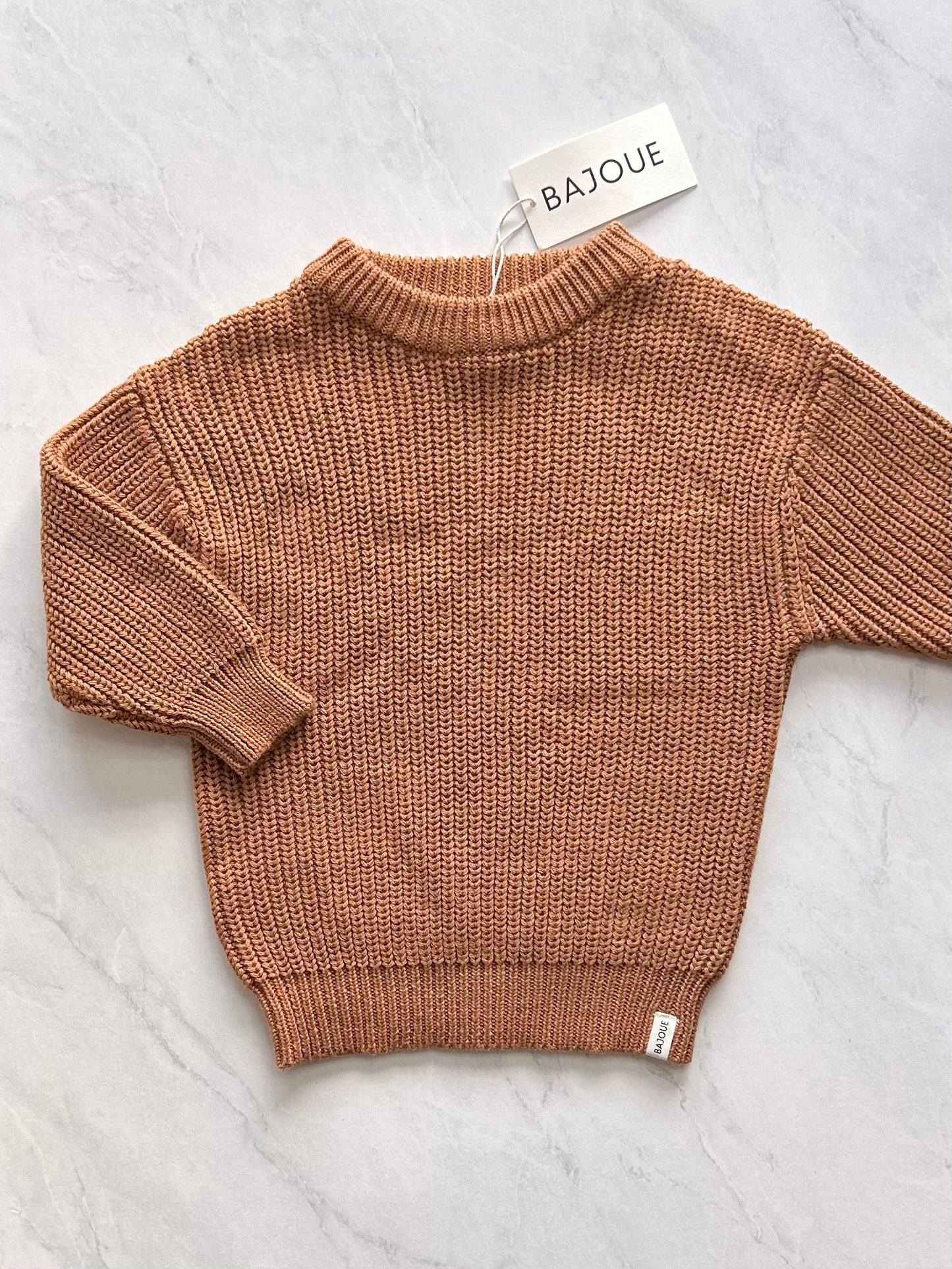 NEUF Pull en mailles - Bajoue - 0-12 mois