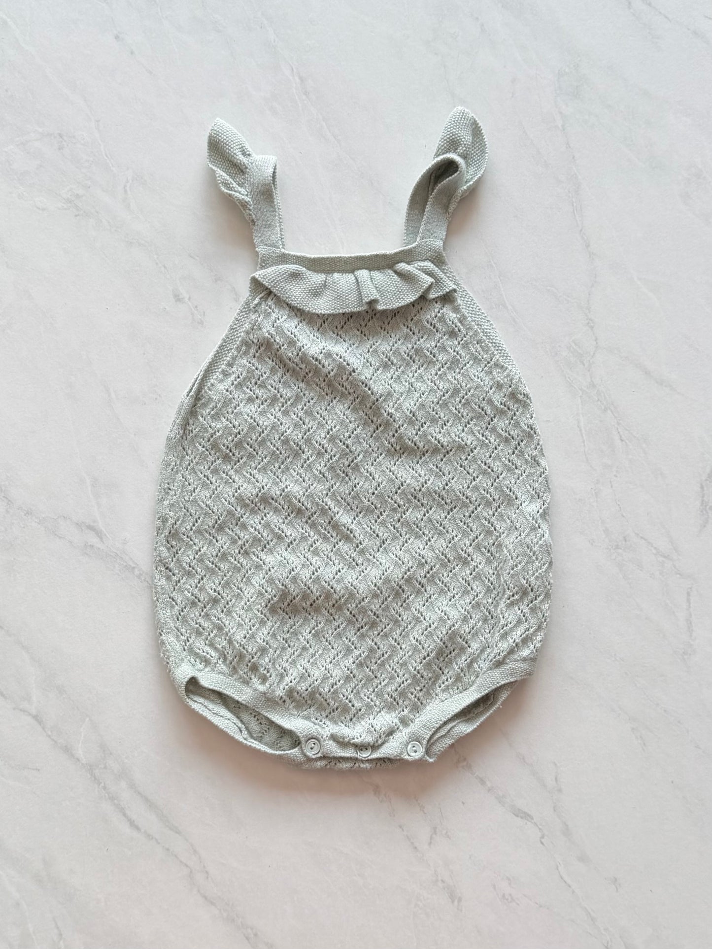 Barboteuse en mailles - Zara - 1-3 mois