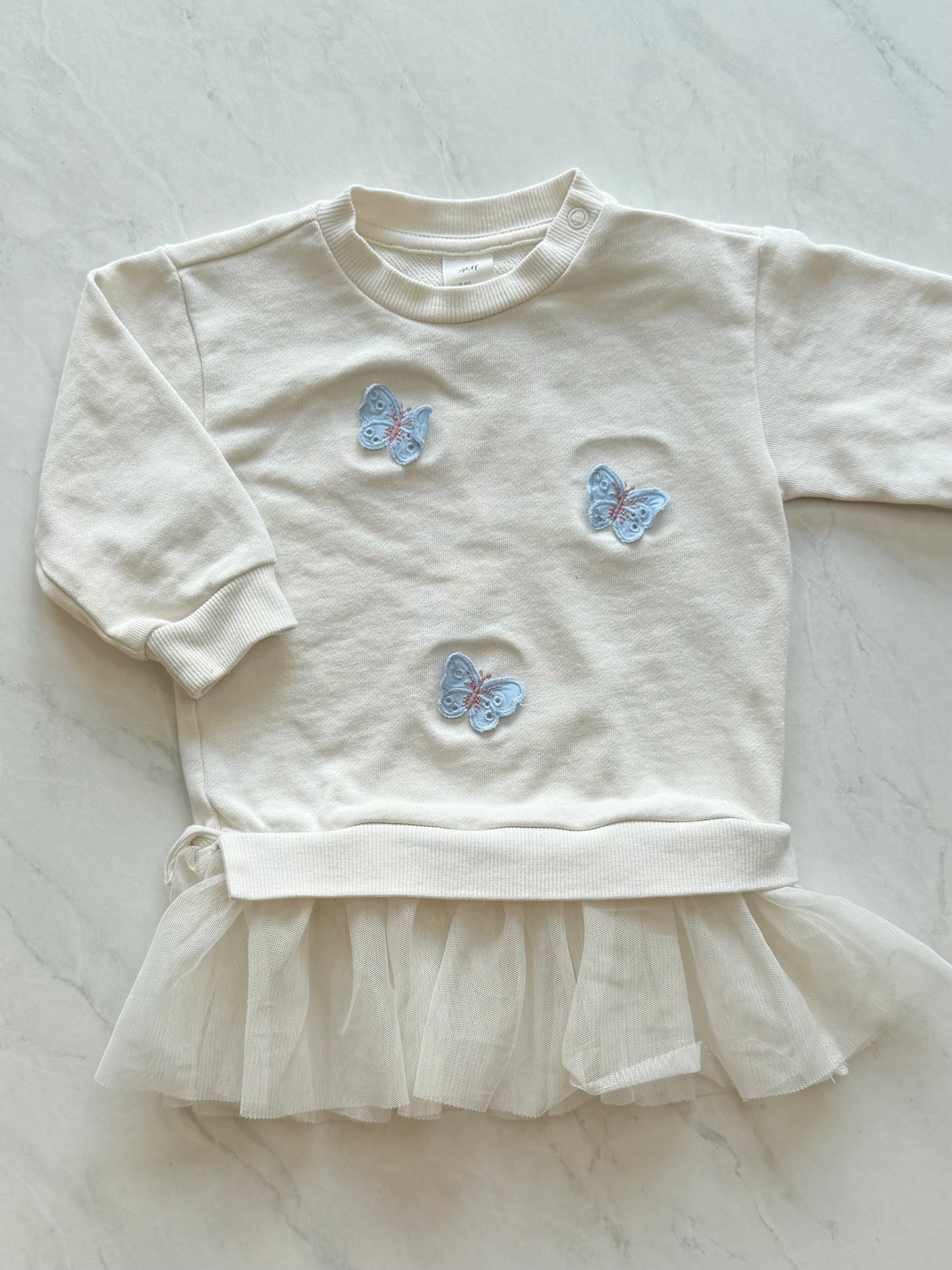 Tunique en coton ouaté - H&M - 9-12 mois