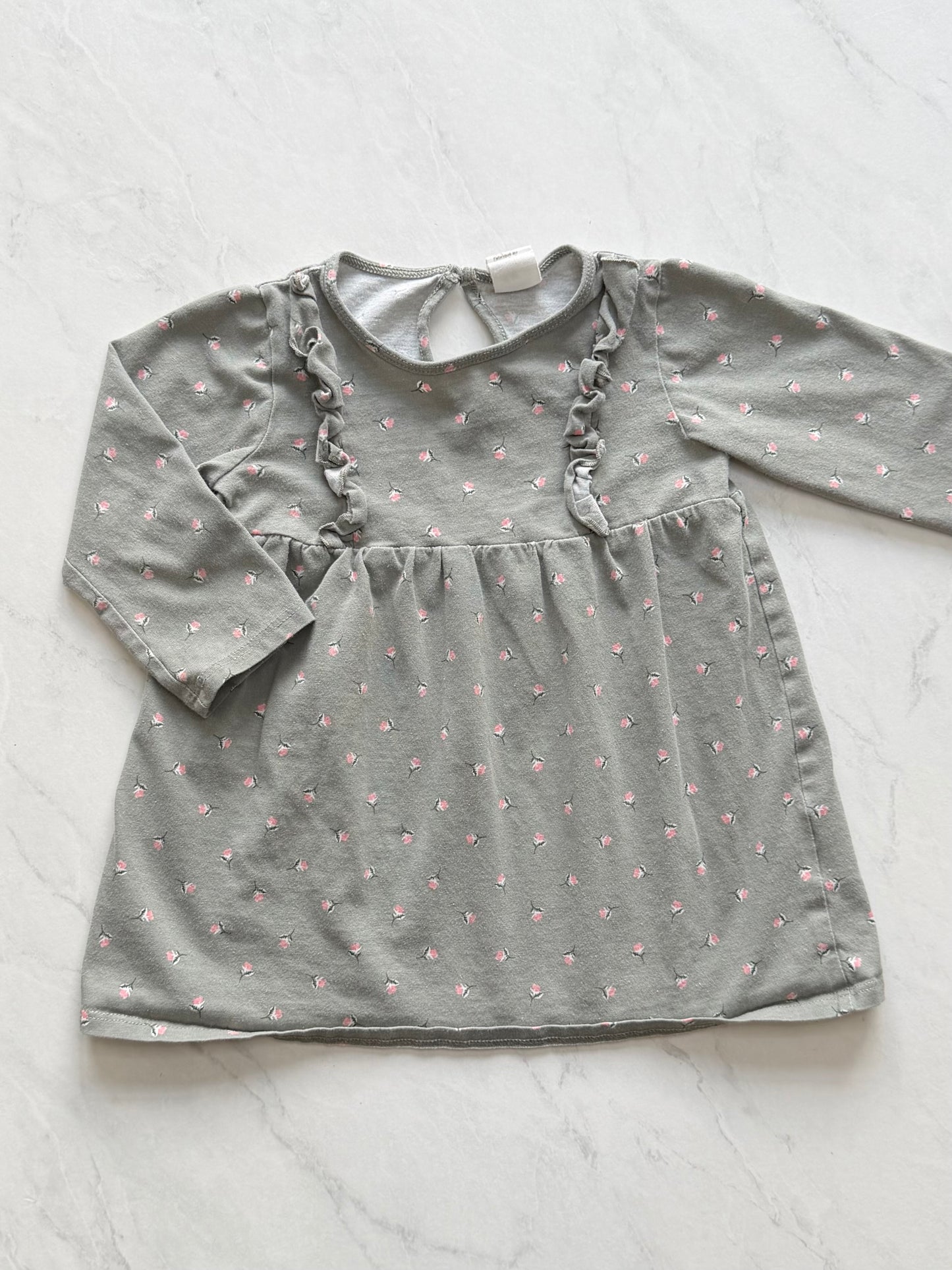 Robe manches longues - H&M - 9-12 mois