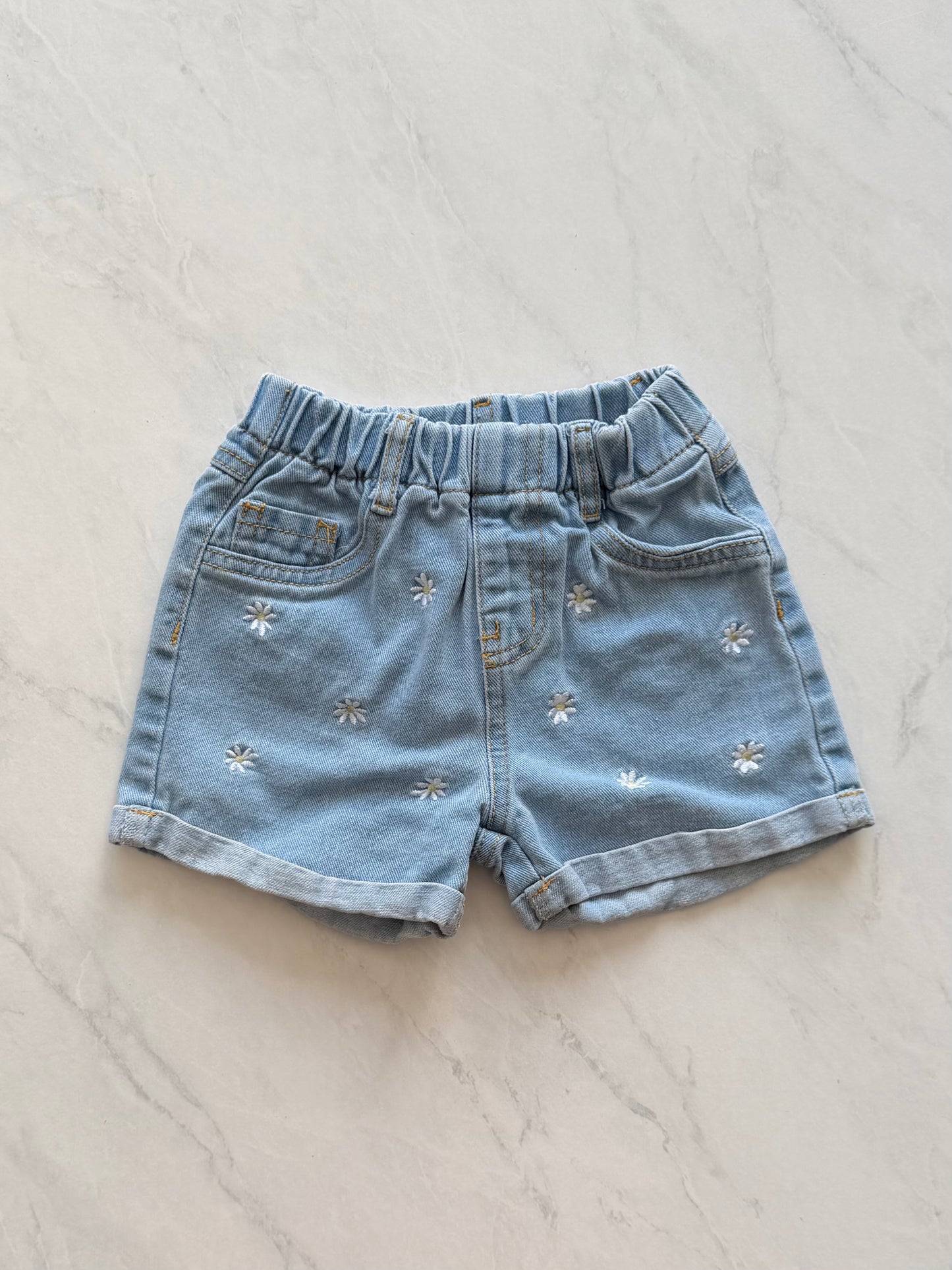 Short à broderies - Shein - 18-24 mois