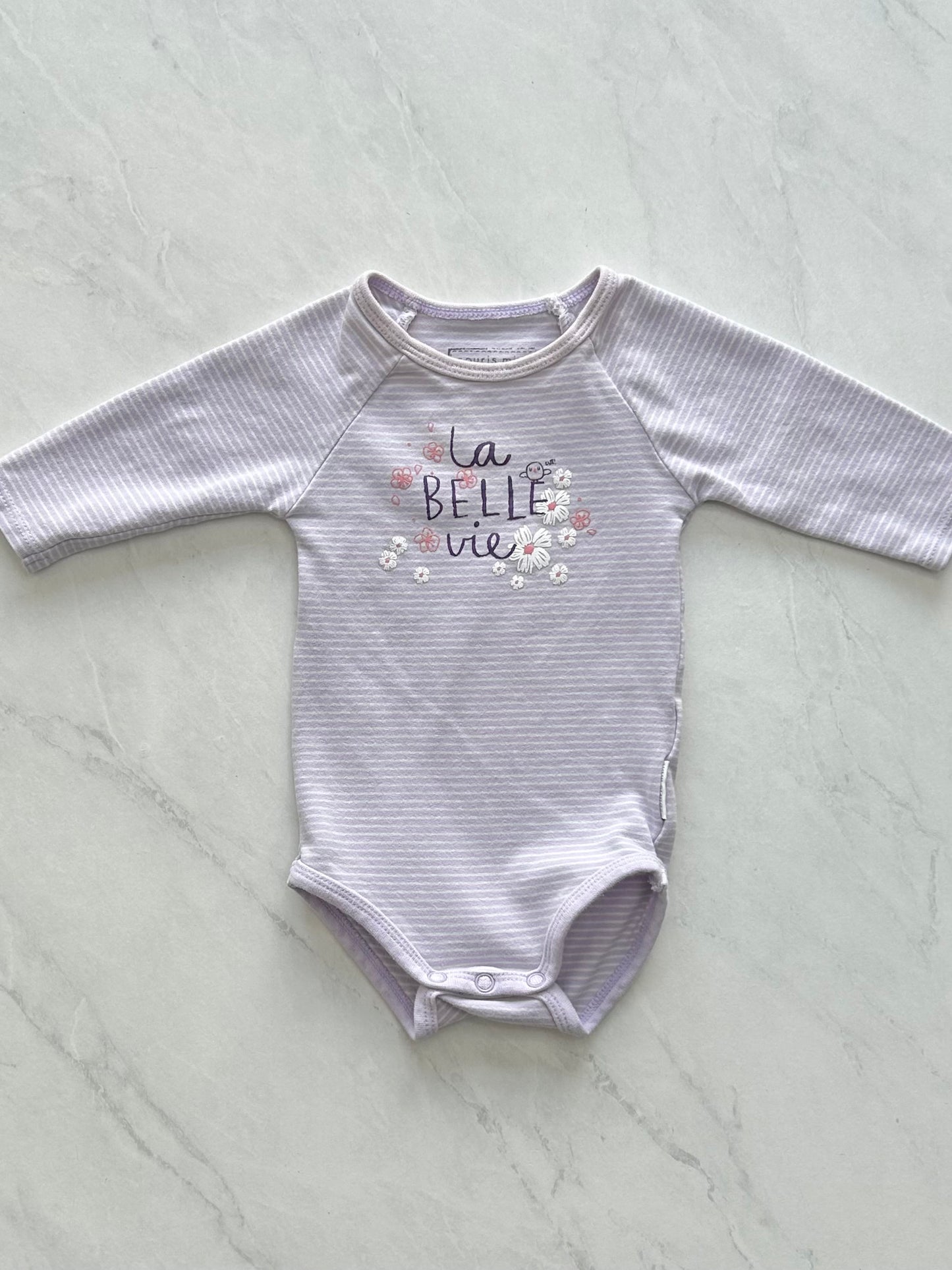 Cache couche manches longues - Souris Mini - 3 mois