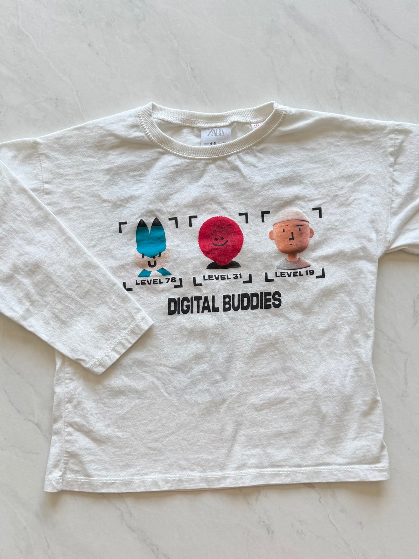 Chandail manches longues - Zara - 4-5 ans