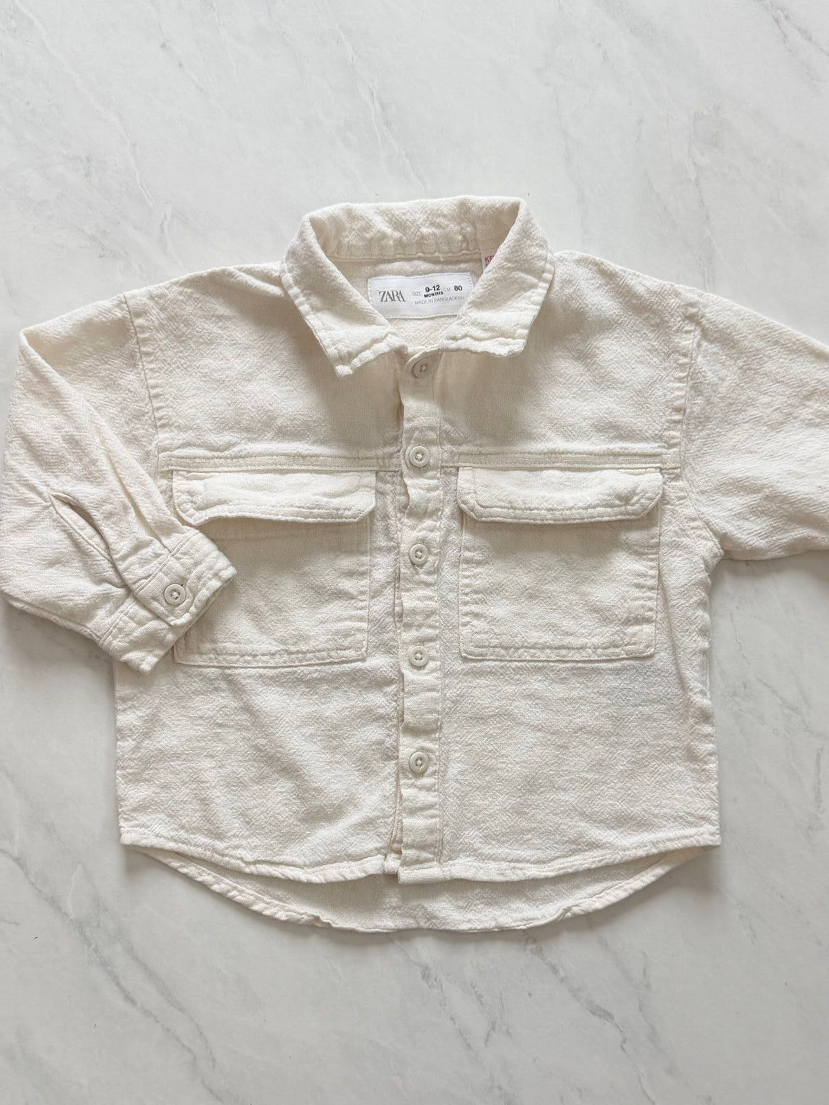 Chemise - Zara - 9-12 mois