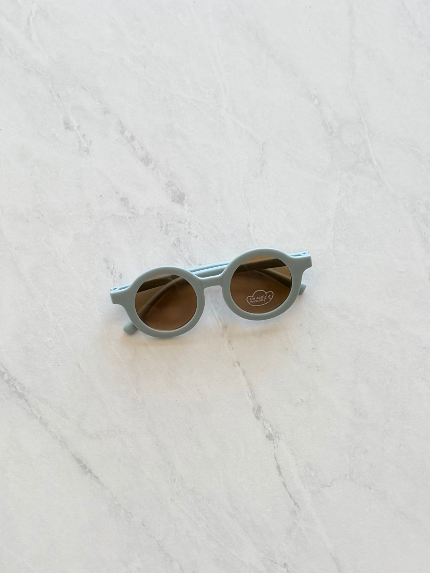 Lunette de soleil ronde - Bleu