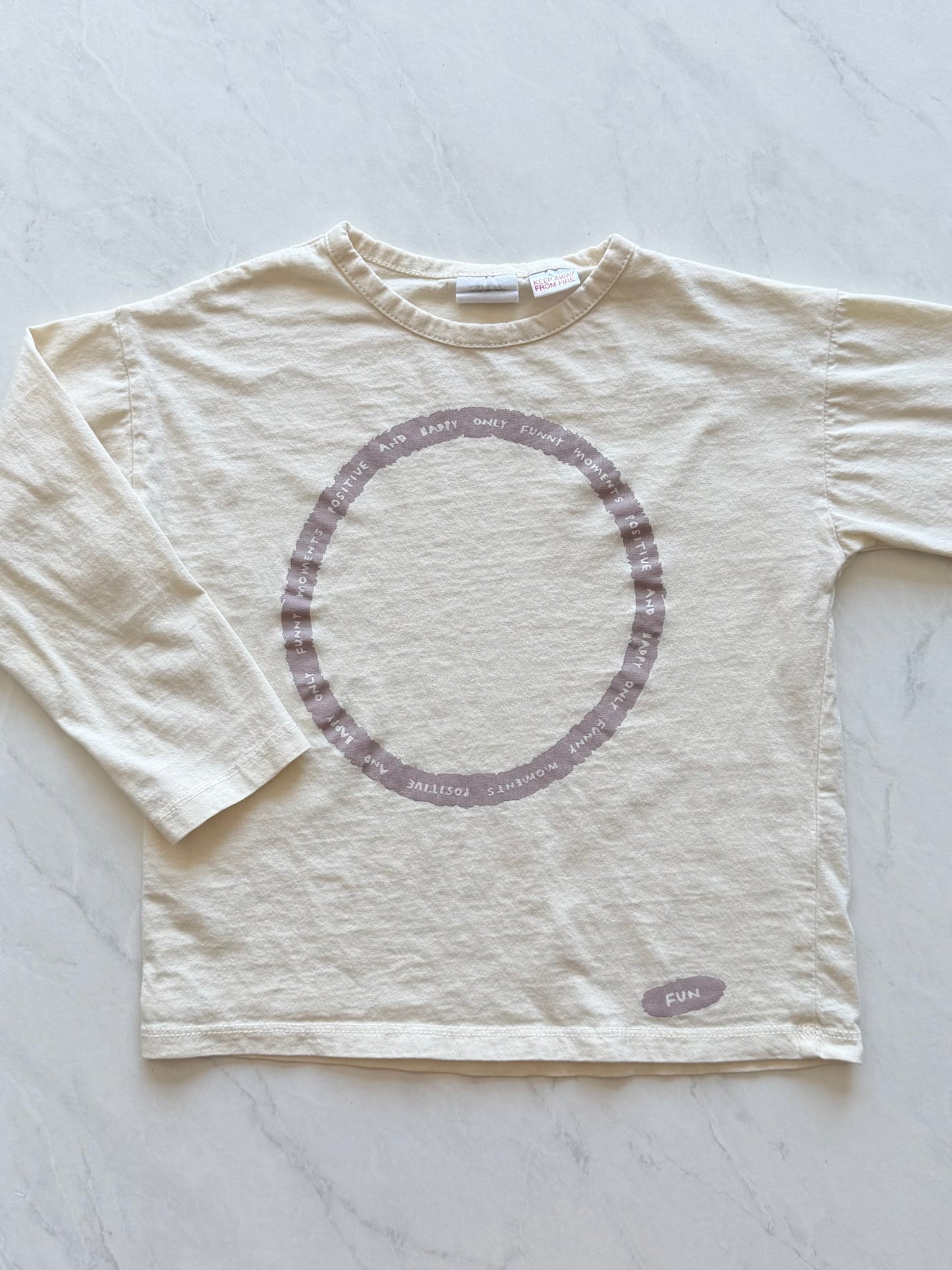 Chandail manches longues - Zara - 4-5 ans