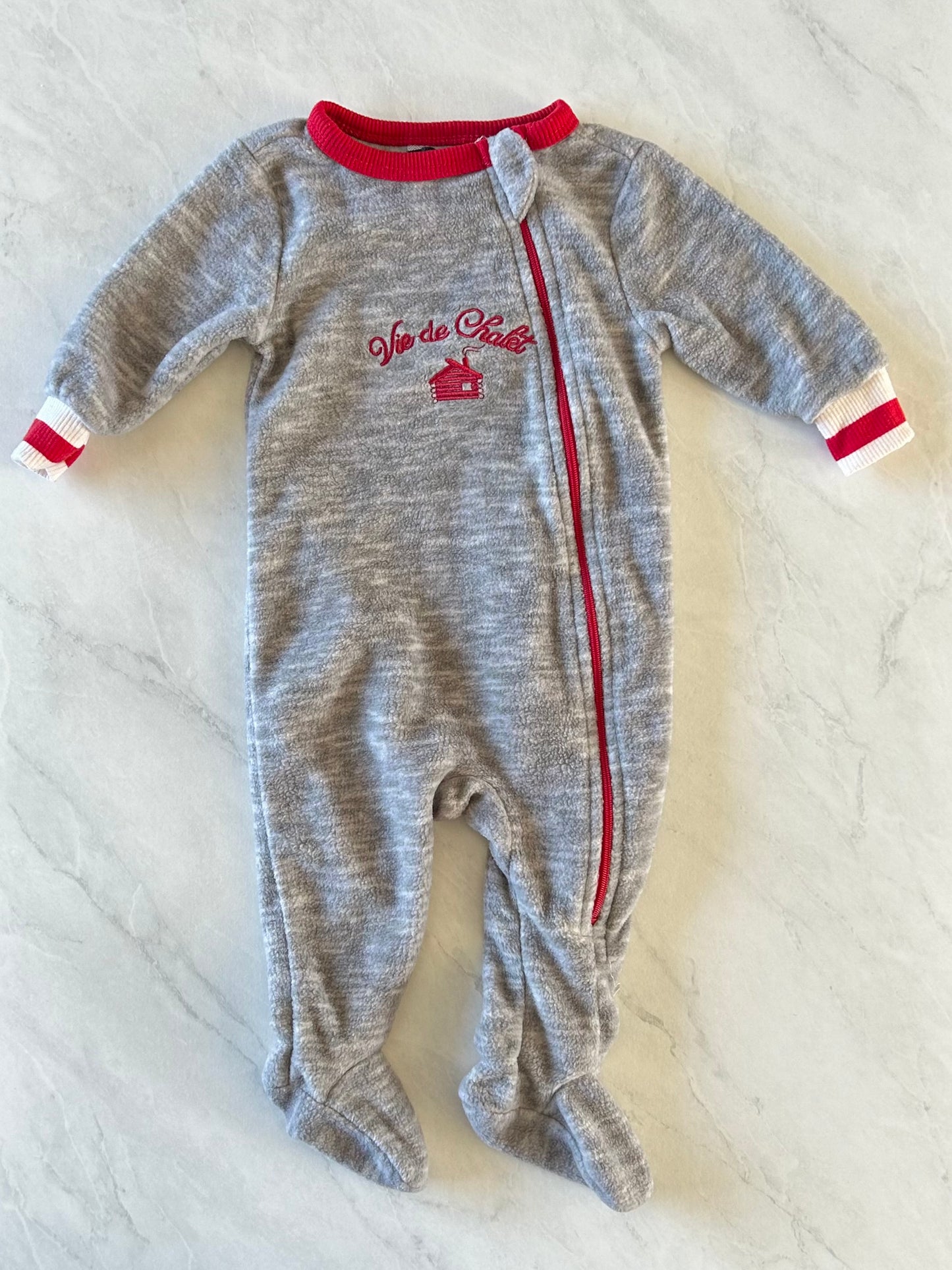 Fleece footed pajamas - Tag - 3 months