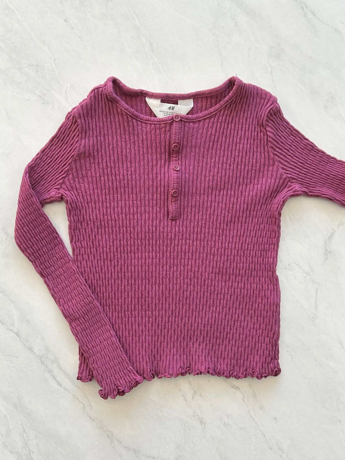 Chandail manches longues - H&M - 6-8 ans