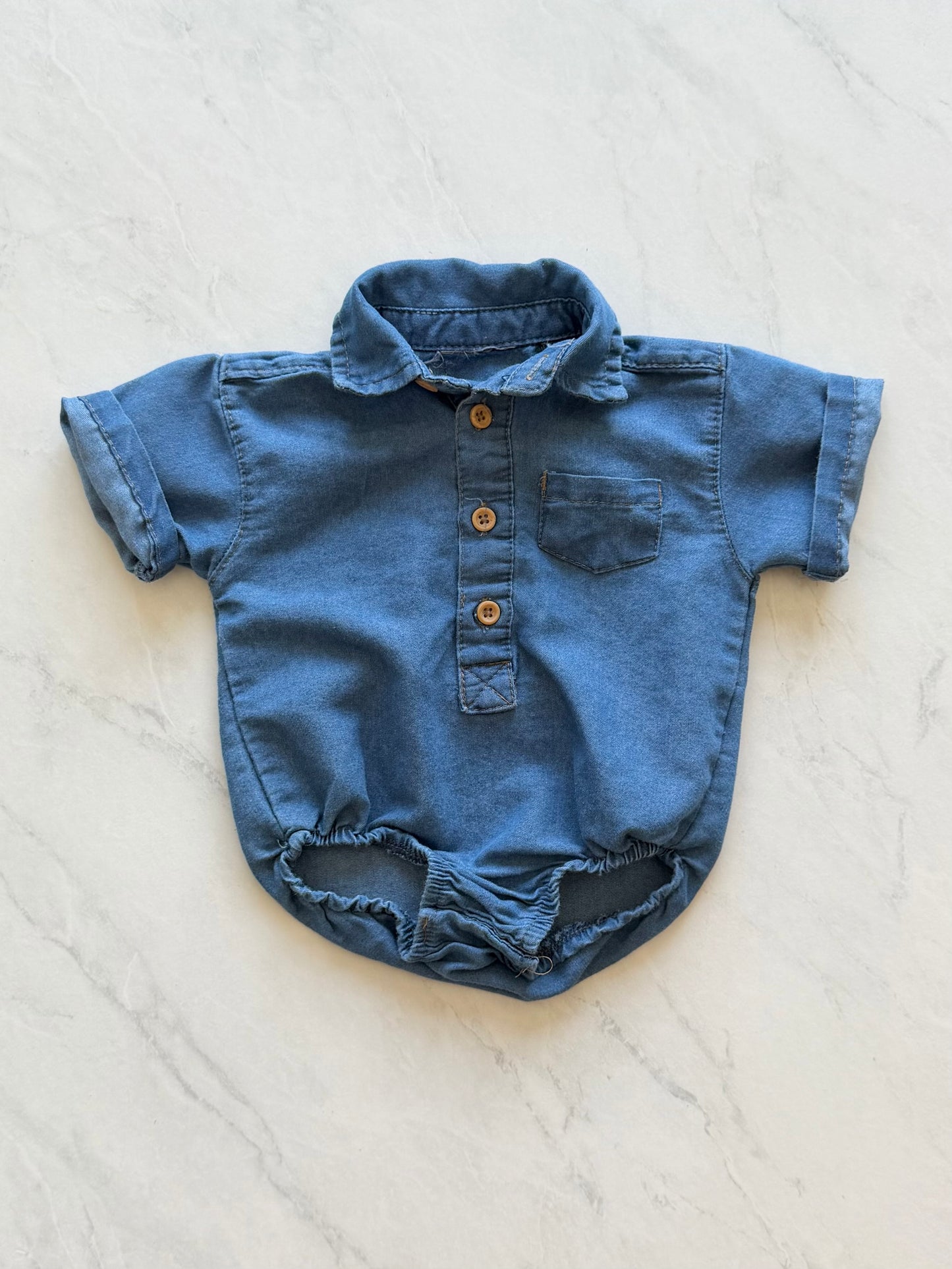 Chemise cache couche - 6-9 mois