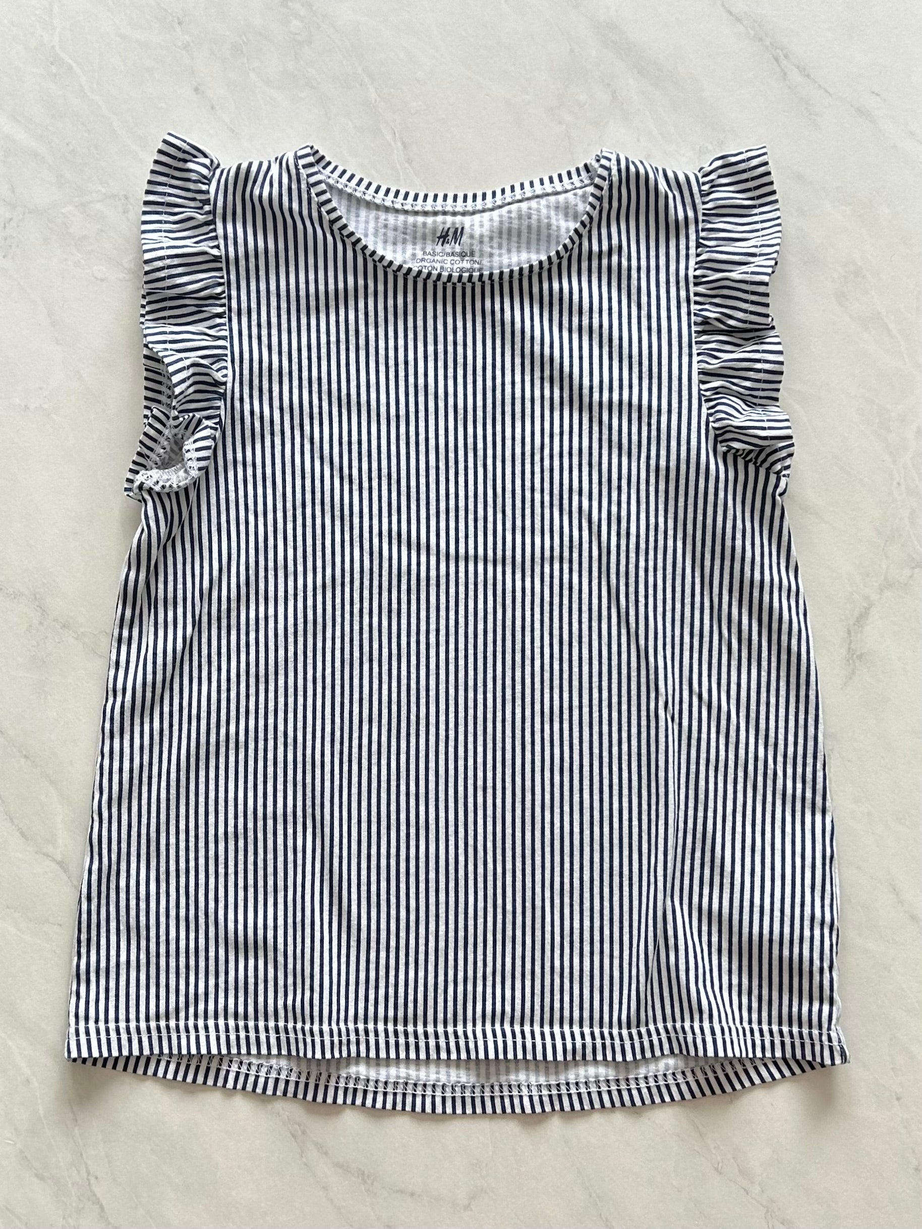 Haut Blanc à Manches Longues H&M - Taille S - Occasion En Très Bon état - Basique Et Intemporel