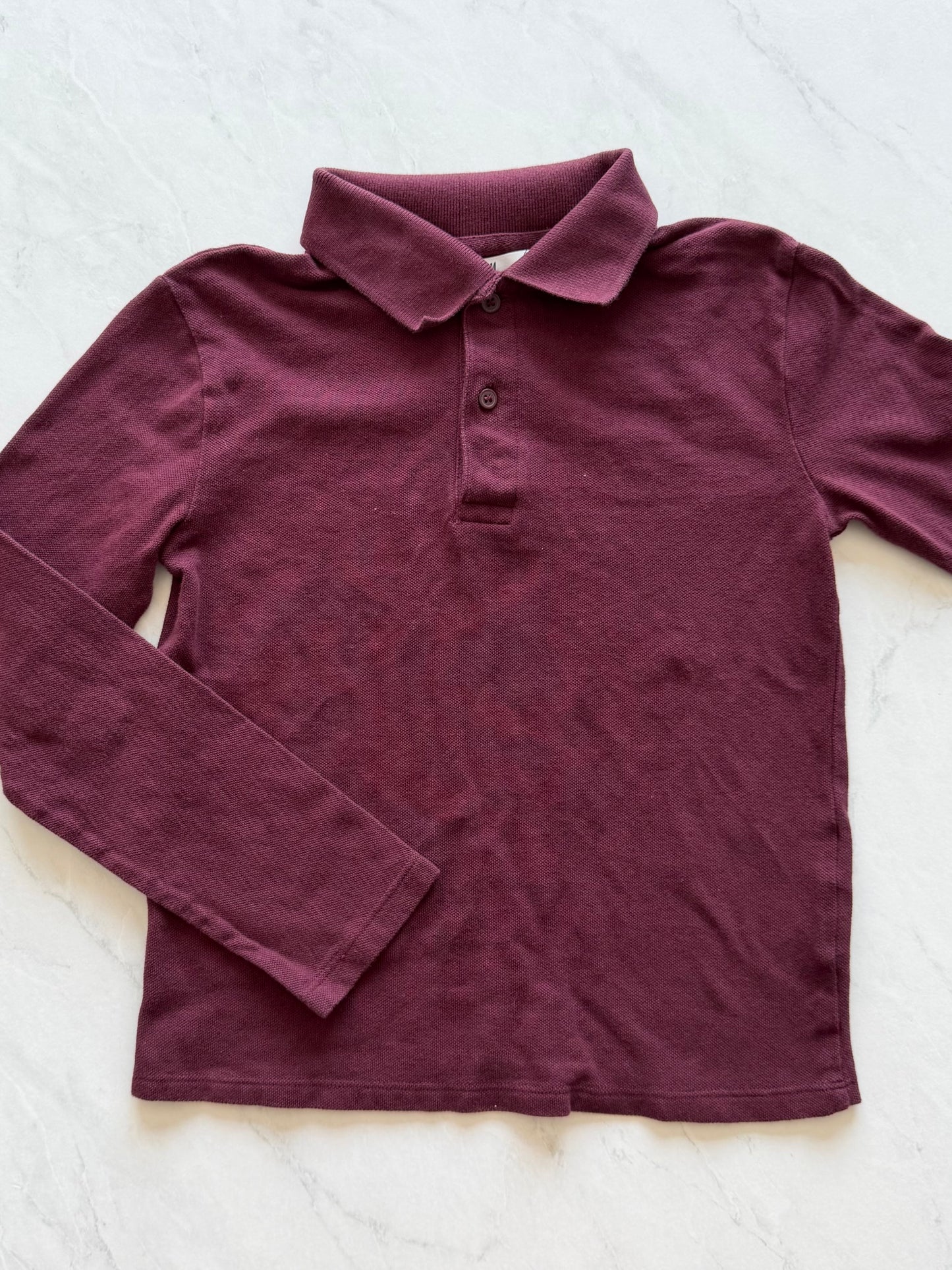 Chandail polo manches longues - H&M - 6-8 ans