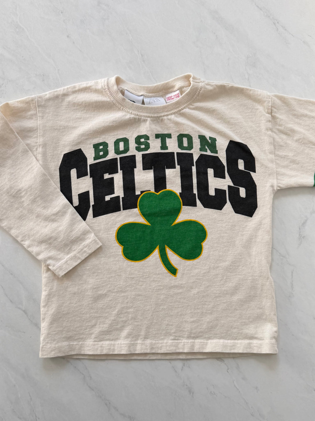 Chandail manches longues - Zara X Boston Celtics - 3-4 ans