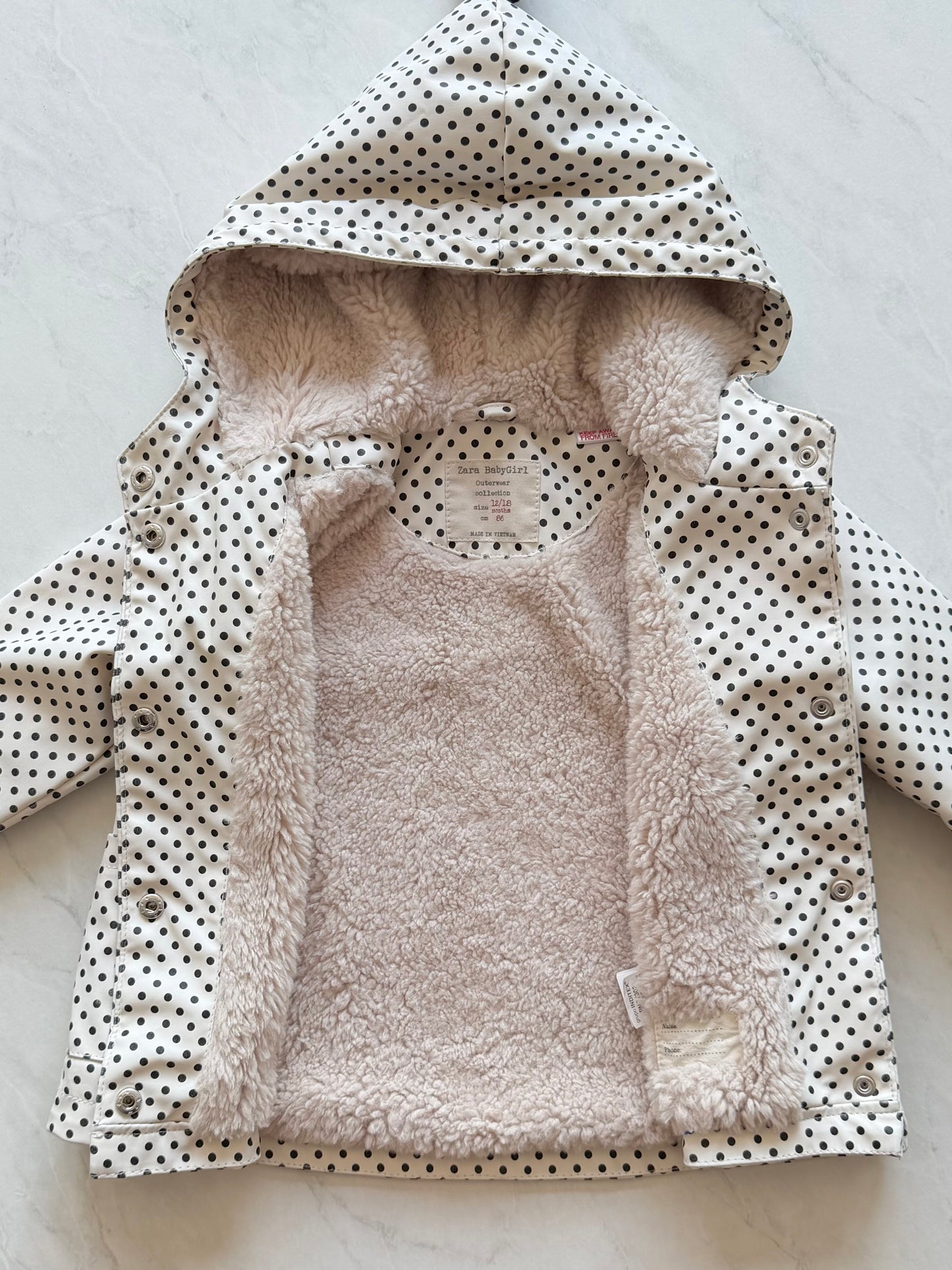 Manteau imperméable - Zara - 12-18 mois