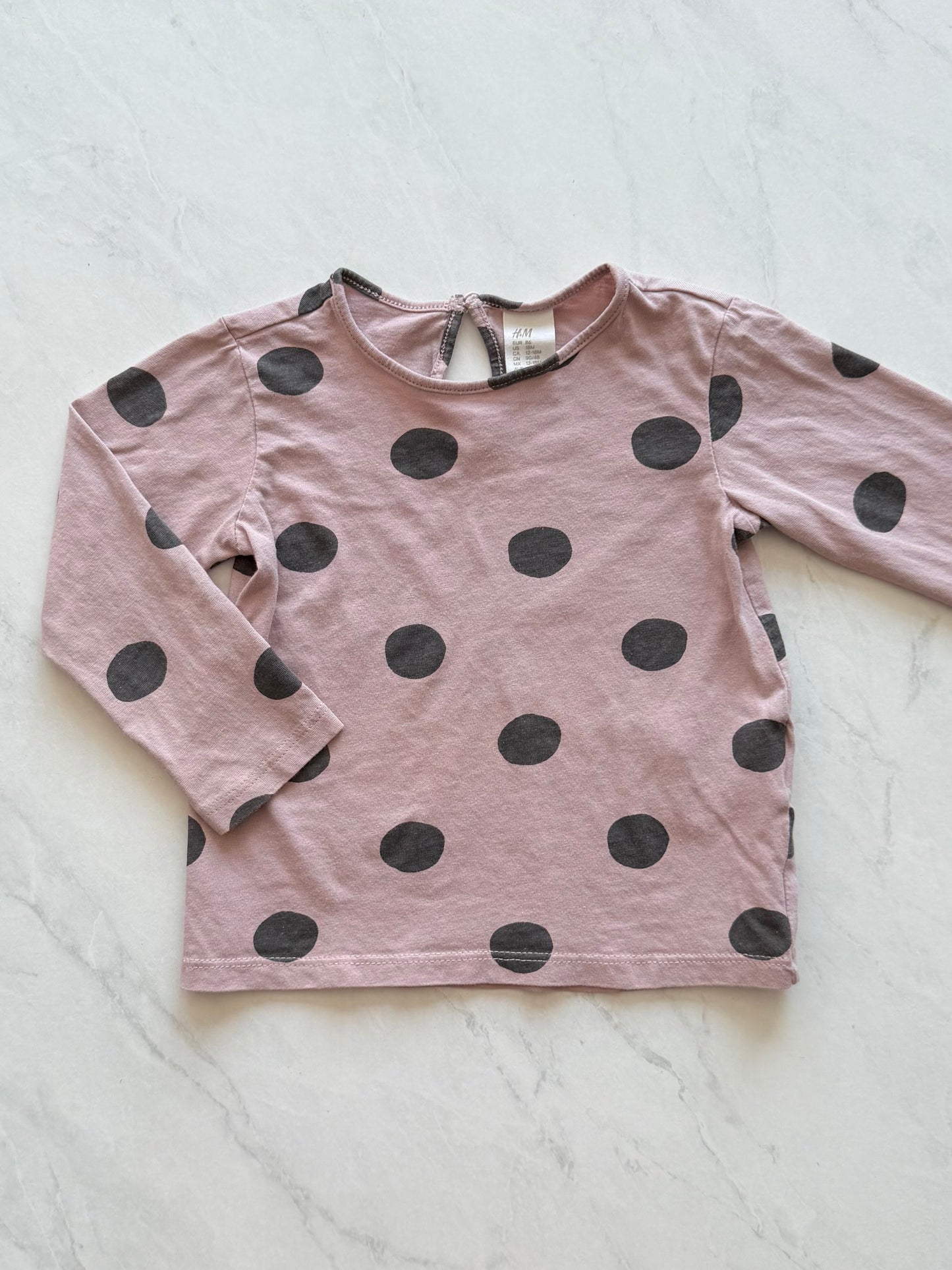 Chandail manches longues - H&M - 12-18 mois