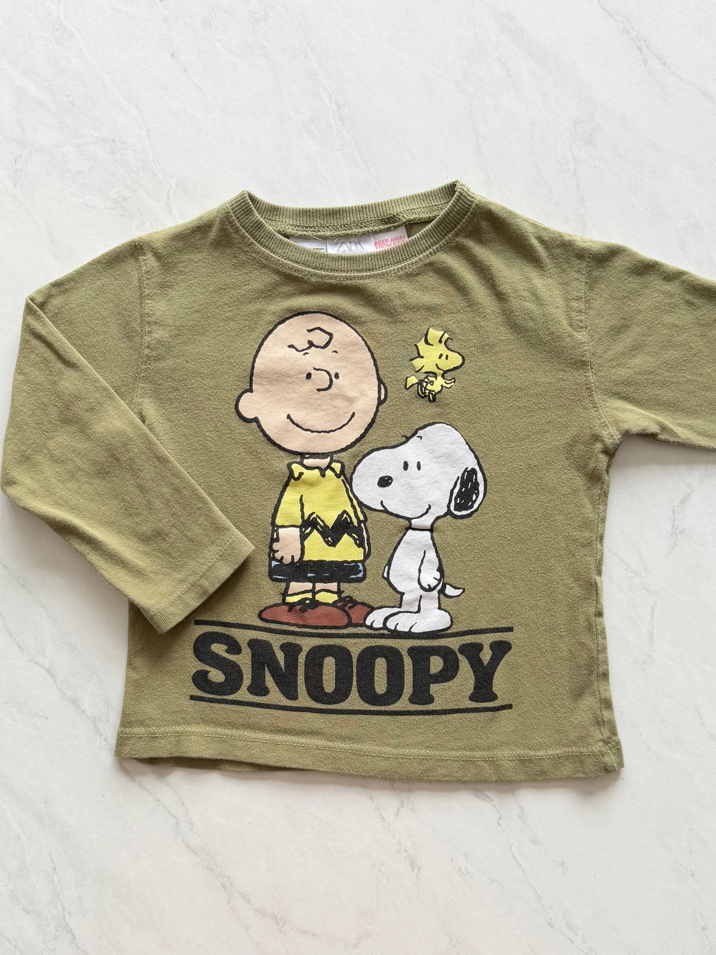Chandail manches longues - Zara X Peanuts - 2-3 ans