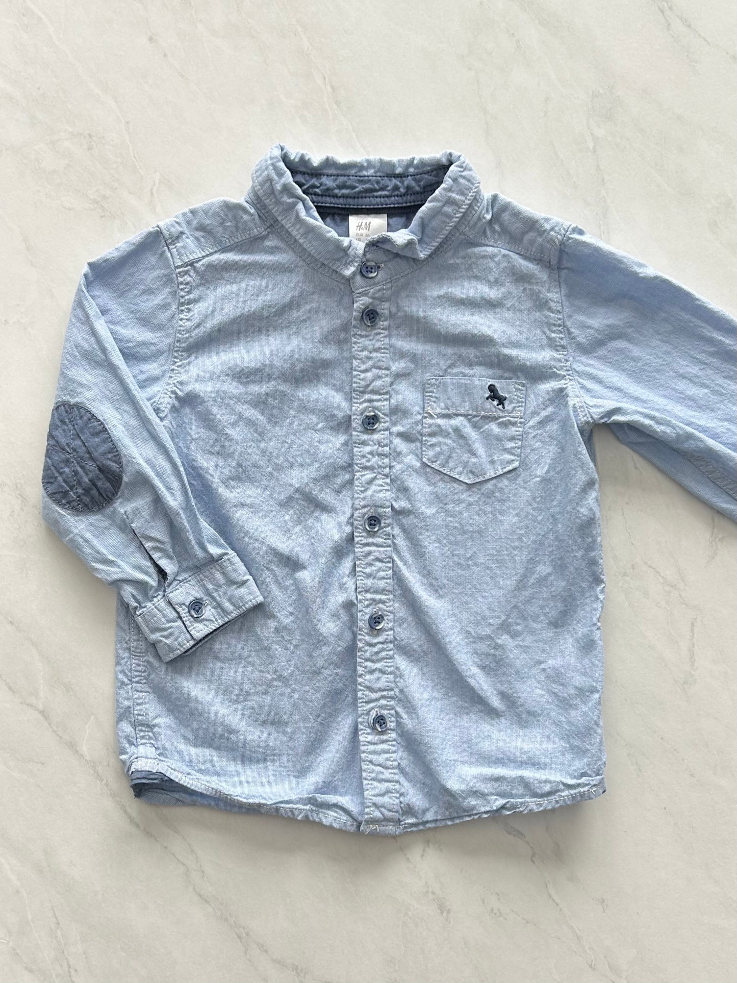 Chemise manches longues - H&M - 12-18 mois