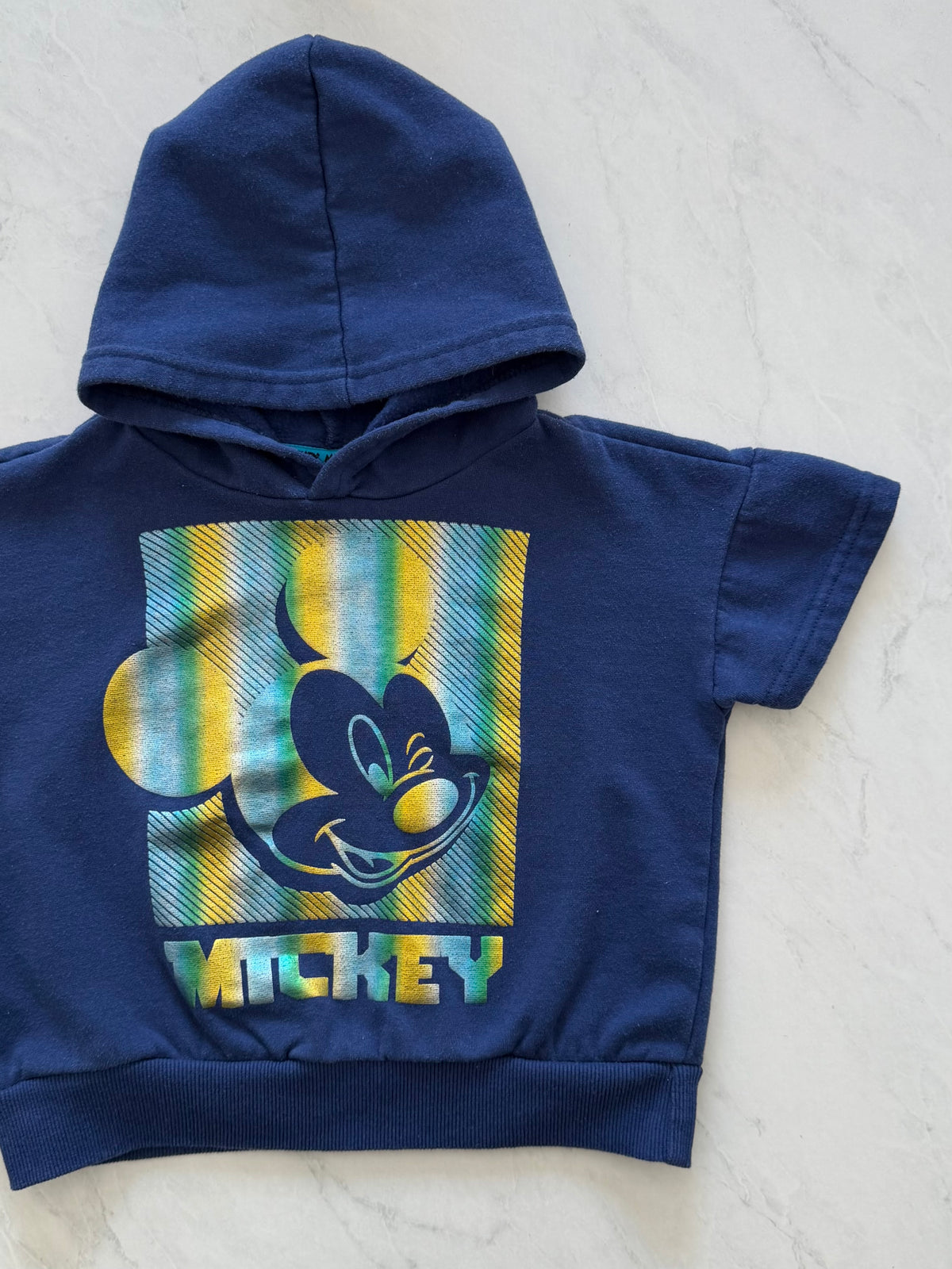 Coton ouaté à manches courtes - Mickey - 4T